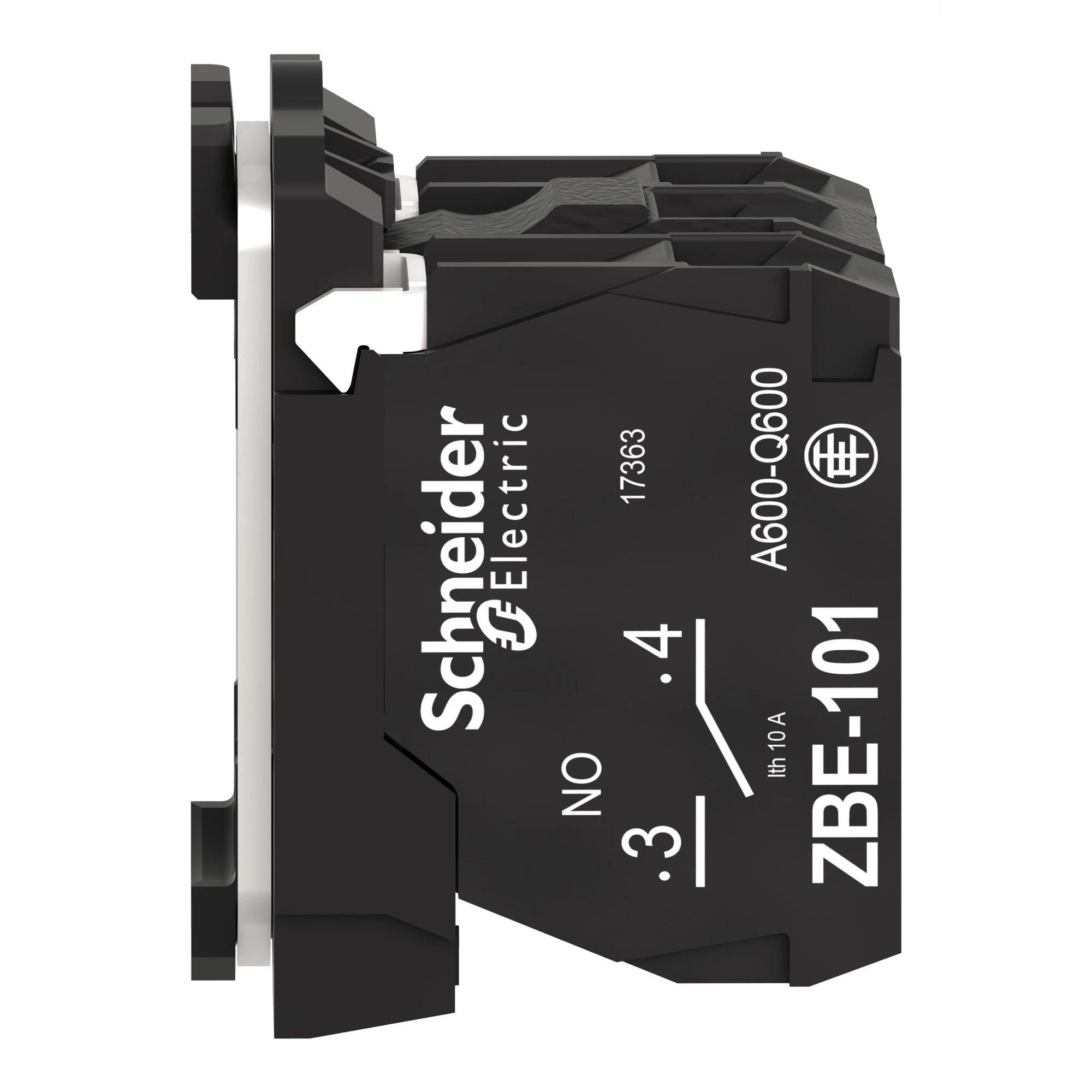 Schneider Electric ZB5AW065 Lamp socket with mounting flange, Harmony XB5, plastic, white, lamp BA9s, 1NC+1NO, 250V (img_007) Schneider Electric ZB5AW065 Lamp socket with mounting flange, Harmony XB5, plastic, white, lamp BA9s, 1NC+1NO, 250V (img_007)