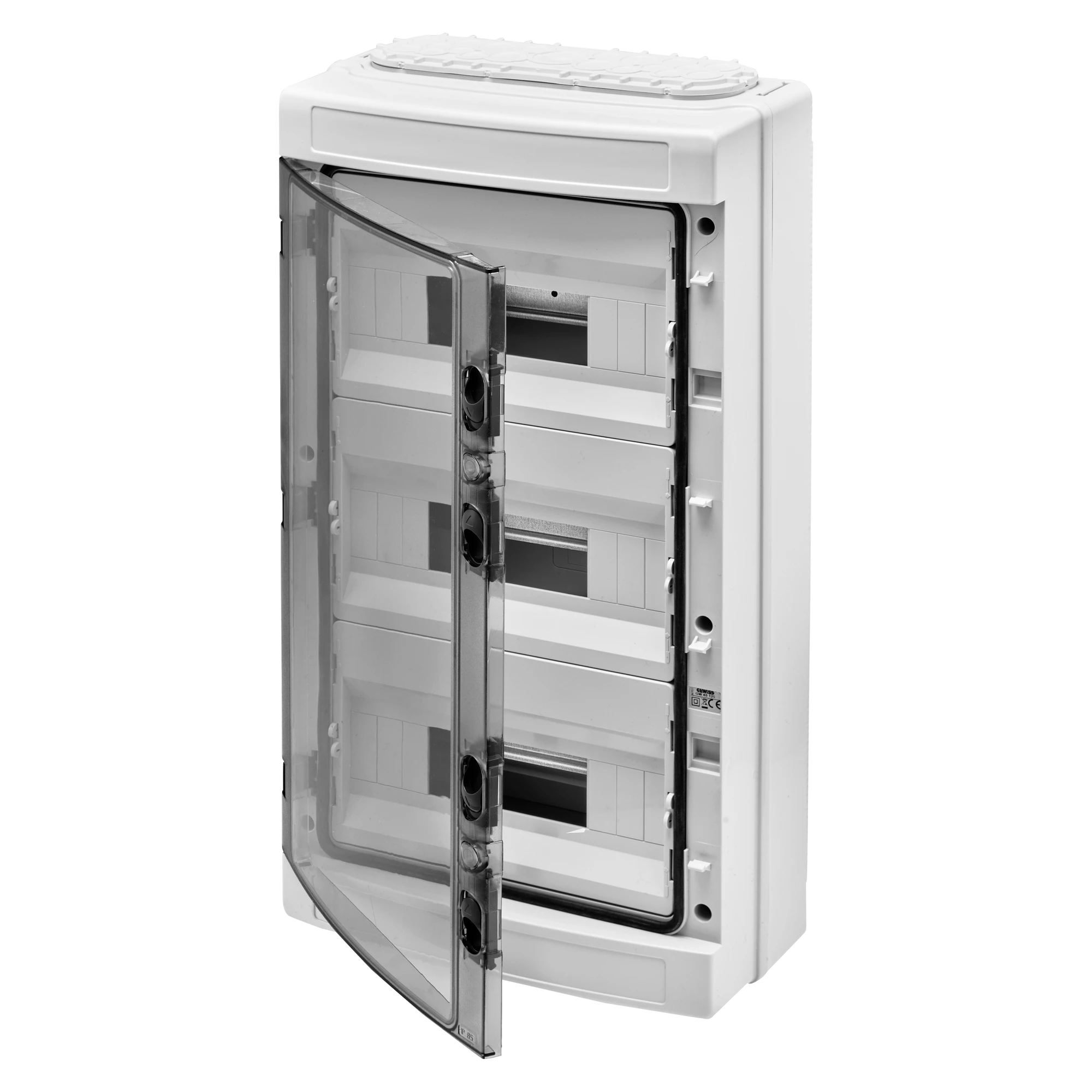 GEWISS GW40125 DISTRIBUTION BOARD - GERMAN STANDARD - (12X3)36MODULES - IP65 - TERMINAL BLOCK AND INTERCHANGEABLE FLANGES - WITH SMOKED TRANSPARENT DOOR (img_001) GEWISS GW40125 DISTRIBUTION BOARD - GERMAN STANDARD - (12X3)36MODULES - IP65 - TERMINAL BLOCK AND INTERCHANGEABLE FLANGES - WITH SMOKED TRANSPARENT DOOR (img_001)