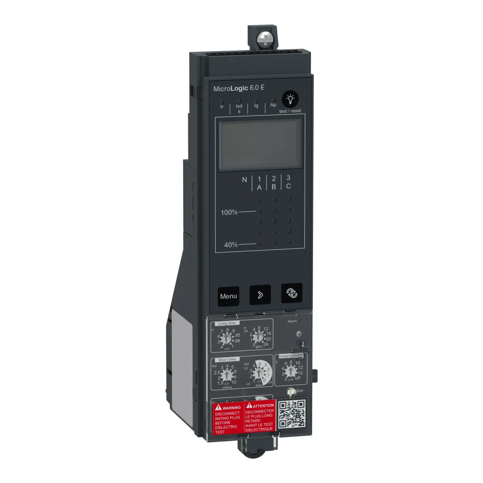 Schneider Electric C6EFM MicroLogic 6.0E for ComPacT NS630b to NS3200 in Fixed Mount and with Toggle, Selective Protection and Ground Fault Protection (img_002)