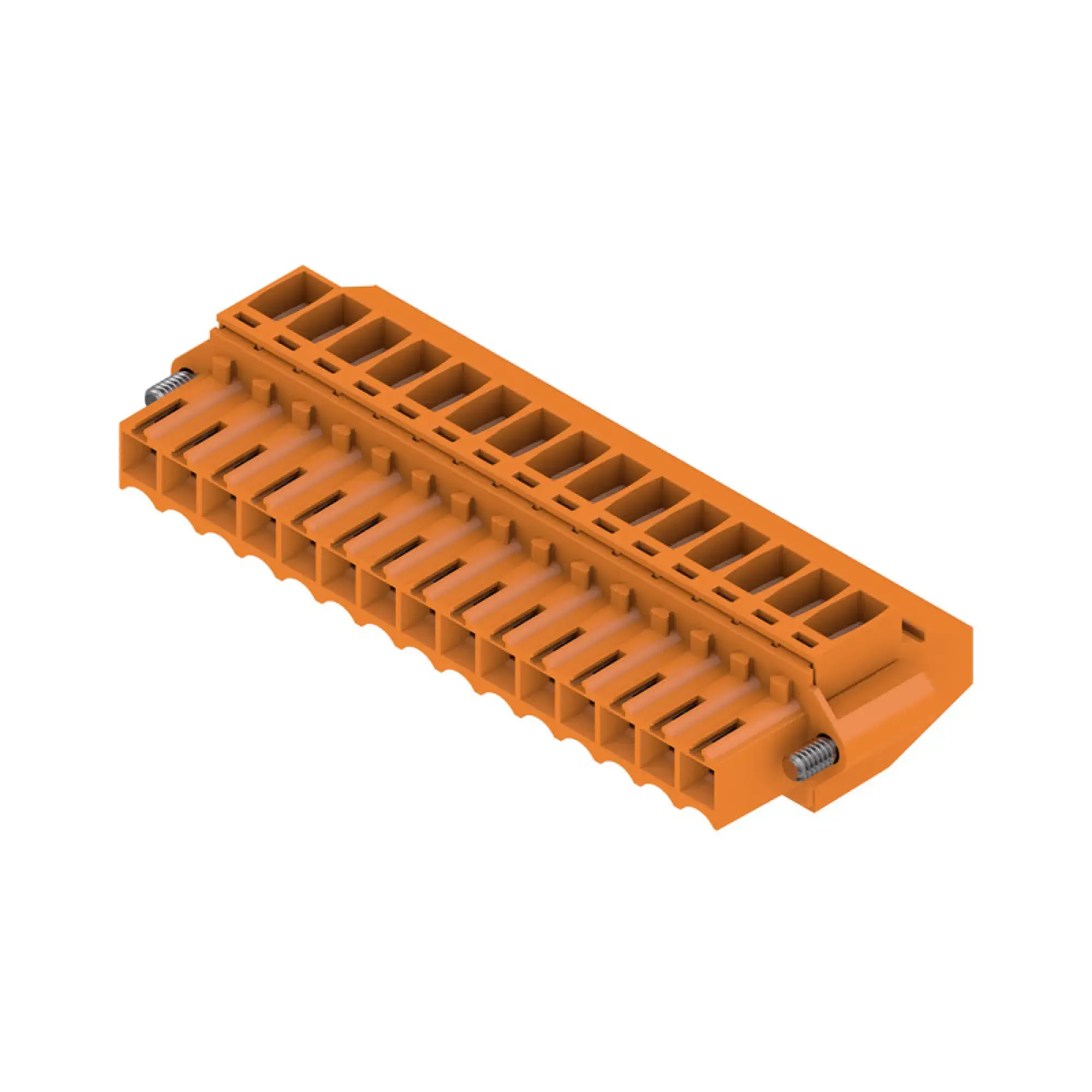 Weidmüller 1639140000 PCB connector (wire connection), 160 V, 12 A, Pitch in mm: 3.50, 1.5 mm², Number of poles: 15, Clamping yoke connection, Box (img_001)