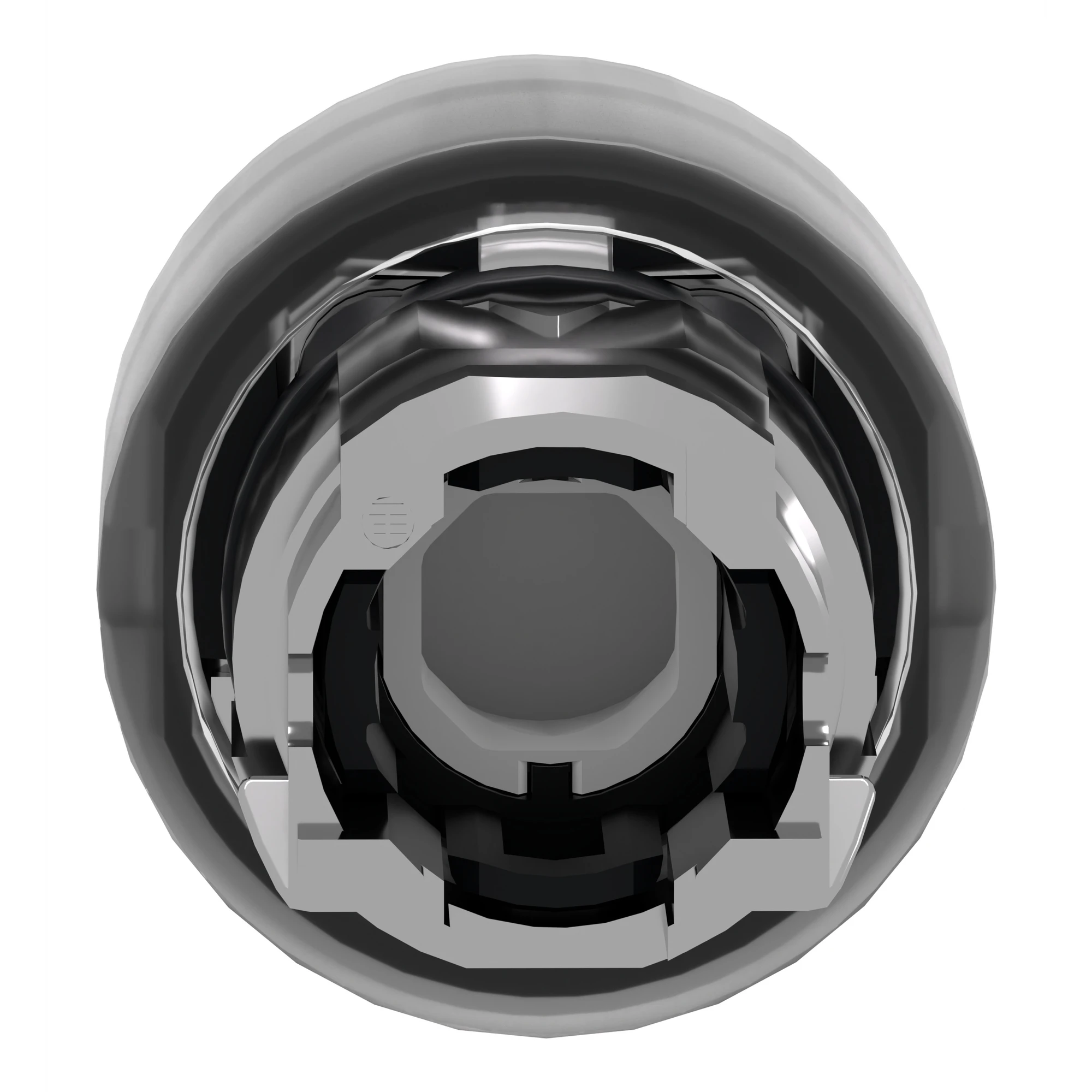 Schneider Electric ZB4BW533 Illuminated pushbutton, front element, Harmony XB4, metal, 22mm, green, momentary, with protective cap, for universal LED (img_002)