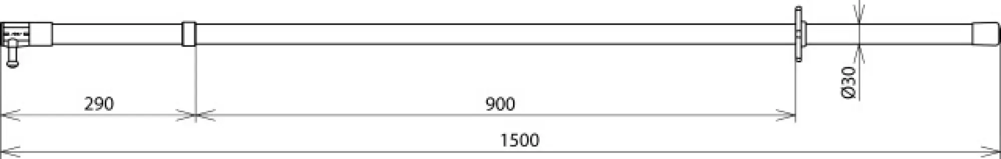 Dehn 763615 Switching stick 72kV L 1500mm (img_002)