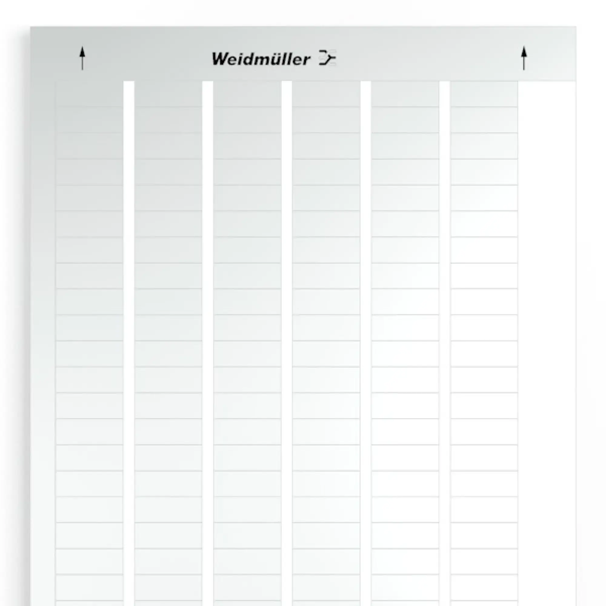 Weidmüller 1686400001 Device marking, Width: 26 mm, Polyester, PVC-free, silver, Operating temperature range: -40...150 °C (img_001) Weidmüller 1686400001 Device marking, Width: 26 mm, Polyester, PVC-free, silver, Operating temperature range: -40...150 °C (img_001)