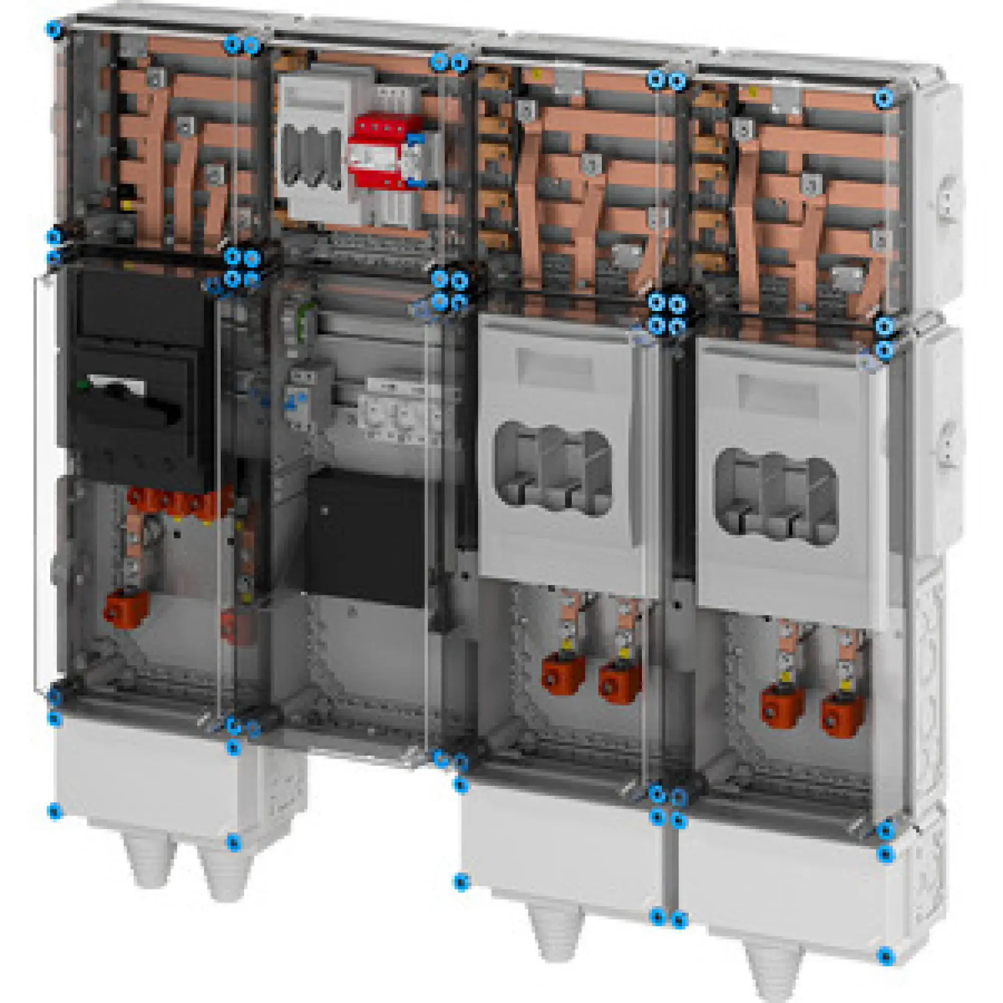 Hensel 65000247 Ladeverteiler für bis zu 2 Ladepunkte à 200 kW Mi EV 200kW 2001 (img_001) Hensel 65000247 Ladeverteiler für bis zu 2 Ladepunkte à 200 kW Mi EV 200kW 2001 (img_001)