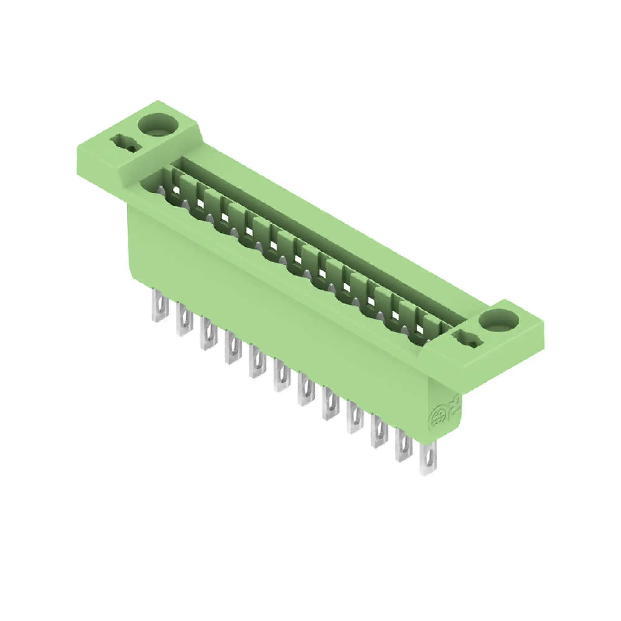 Weidmüller 2574570000 PCB connector (board connection), 320 V, 15 A, Pitch in mm: 5.08, Number of poles: 12, Box (img_001)