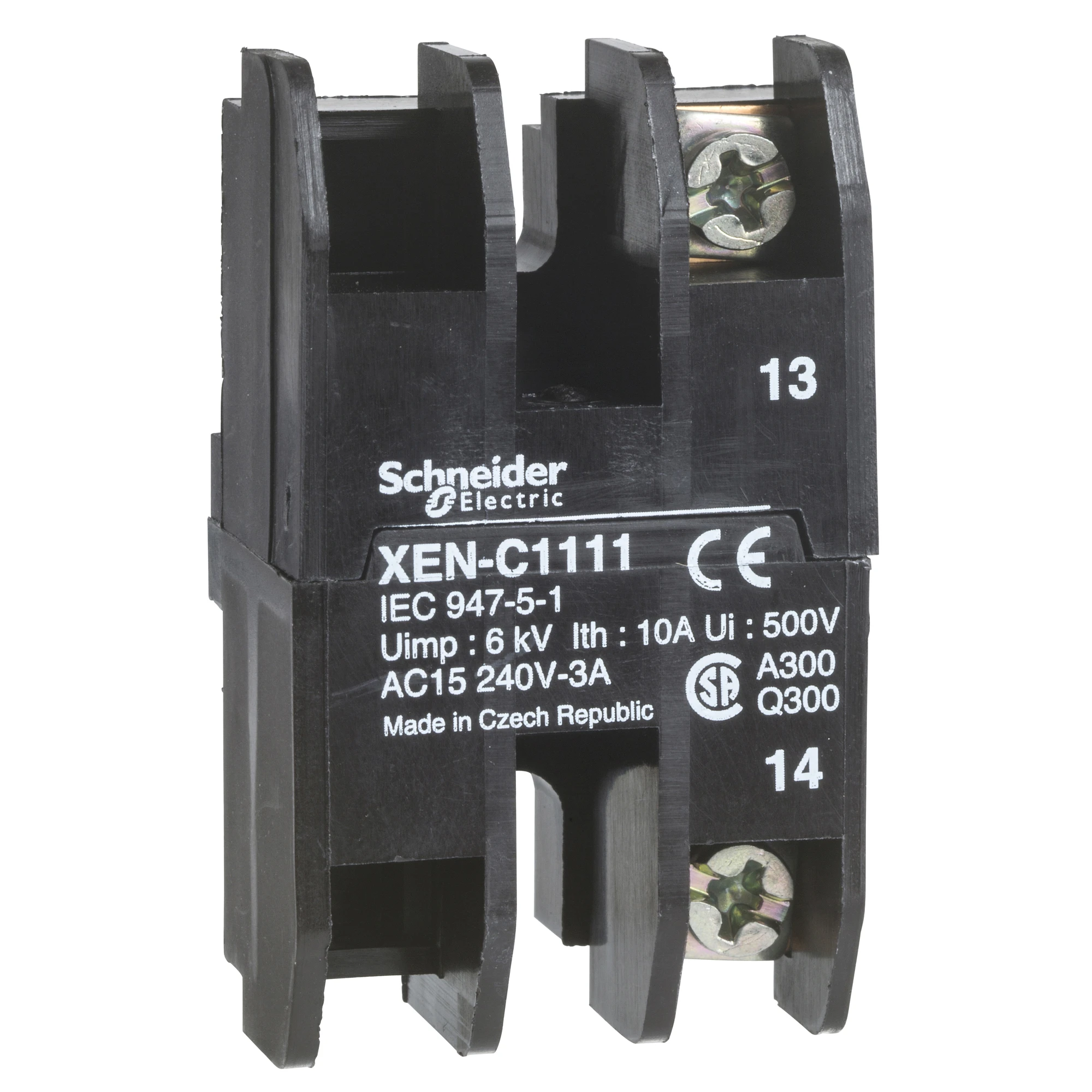 Schneider Electric XENC1131 Auxiliary switch without latching function, 2NC, front mounting, center distance 30 or 40mm (img_001) Schneider Electric XENC1131 Auxiliary switch without latching function, 2NC, front mounting, center distance 30 or 40mm (img_001)
