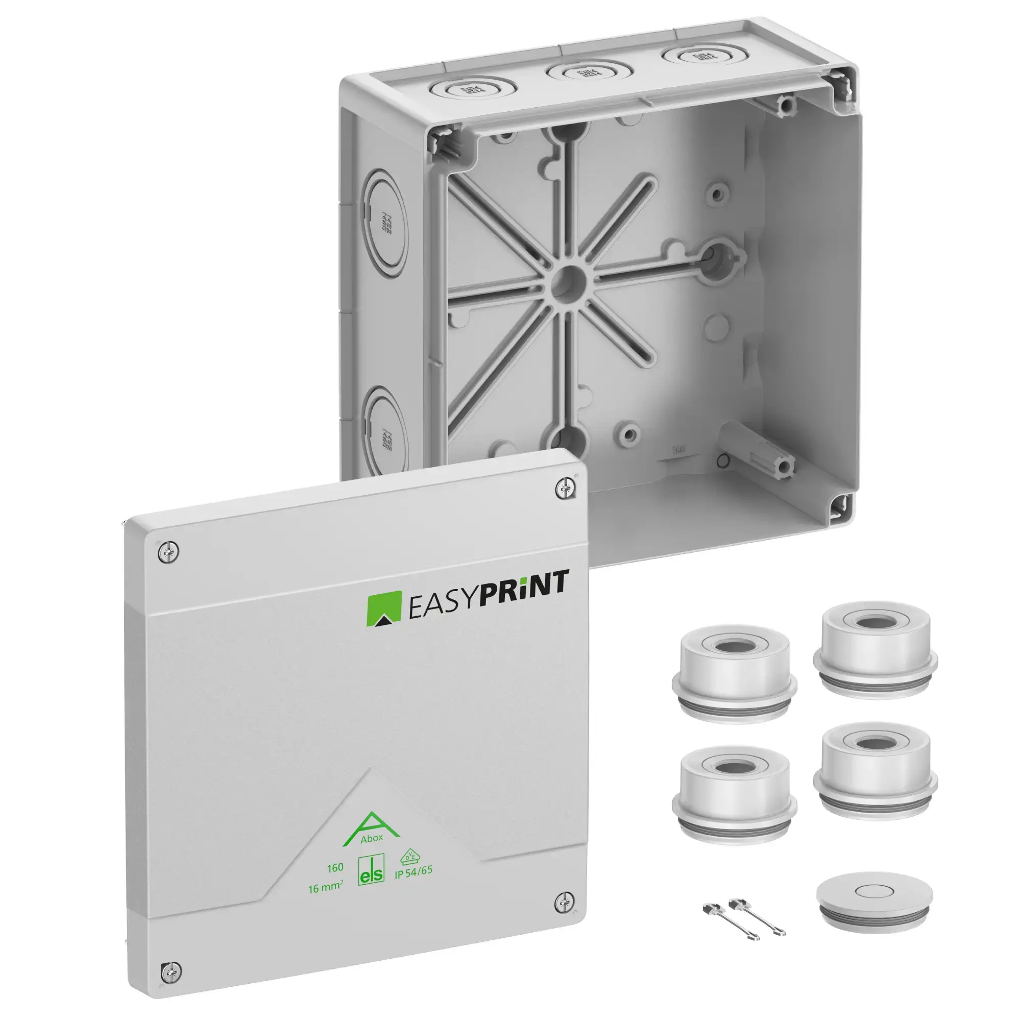 Spelsberg 816400EP Junction box, Type of protection IP55/IP66, max. 16², Impact strength IK07, Protection class II, Ui 1000V AC, Ui 1000V DC, DLG, VDE, Halogen free (img_001) Spelsberg 816400EP Junction box, Type of protection IP55/IP66, max. 16², Impact strength IK07, Protection class II, Ui 1000V AC, Ui 1000V DC, DLG, VDE, Halogen free (img_001)