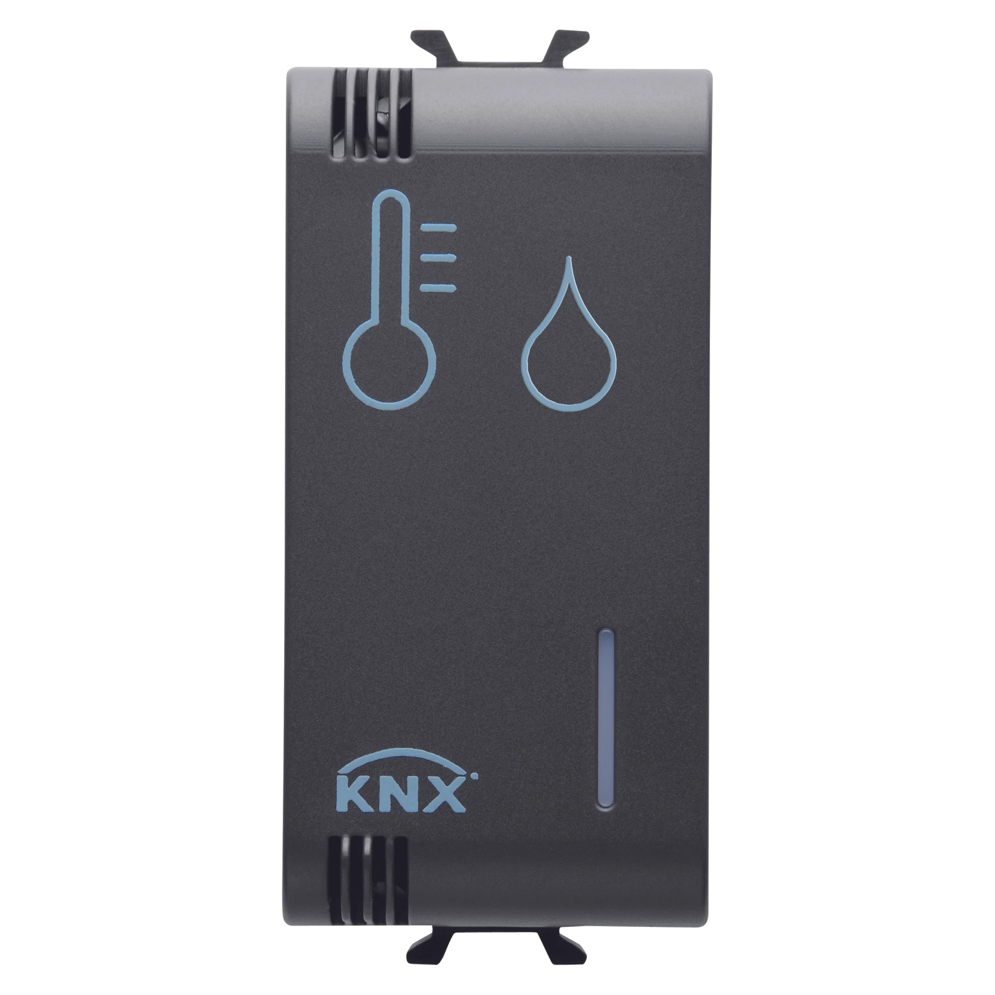 GEWISS GW12799H HUMIDITY/TEMPERATURE SENSOR - KNX - 1 MODULE - BLACK - CHORUSMART (img_001)
