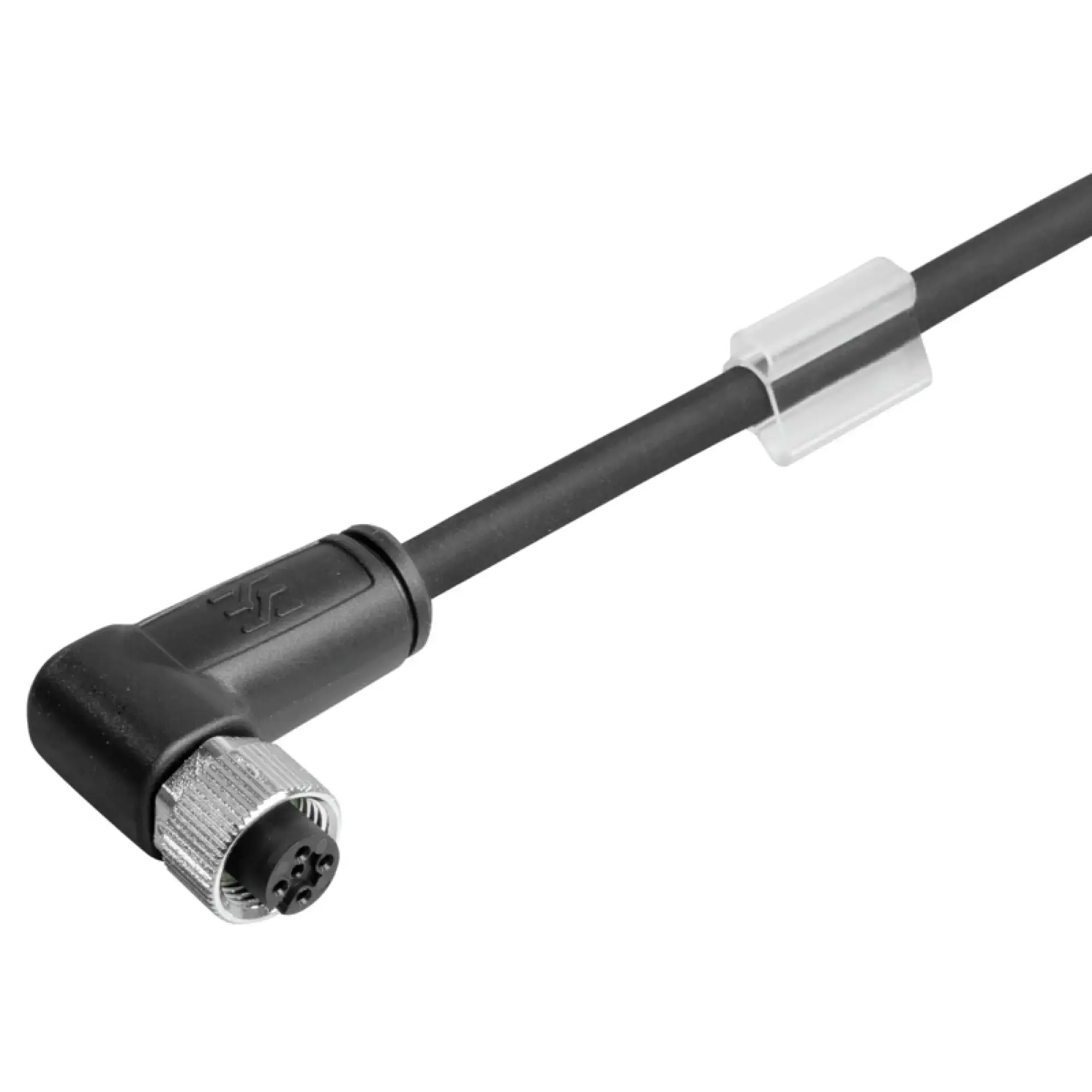 Weidmüller 1061900400 Sensor-actuator Cable, M12, Number of poles: 4, 4 m, Socket, angled, LED: No, Shielded: No (img_003)