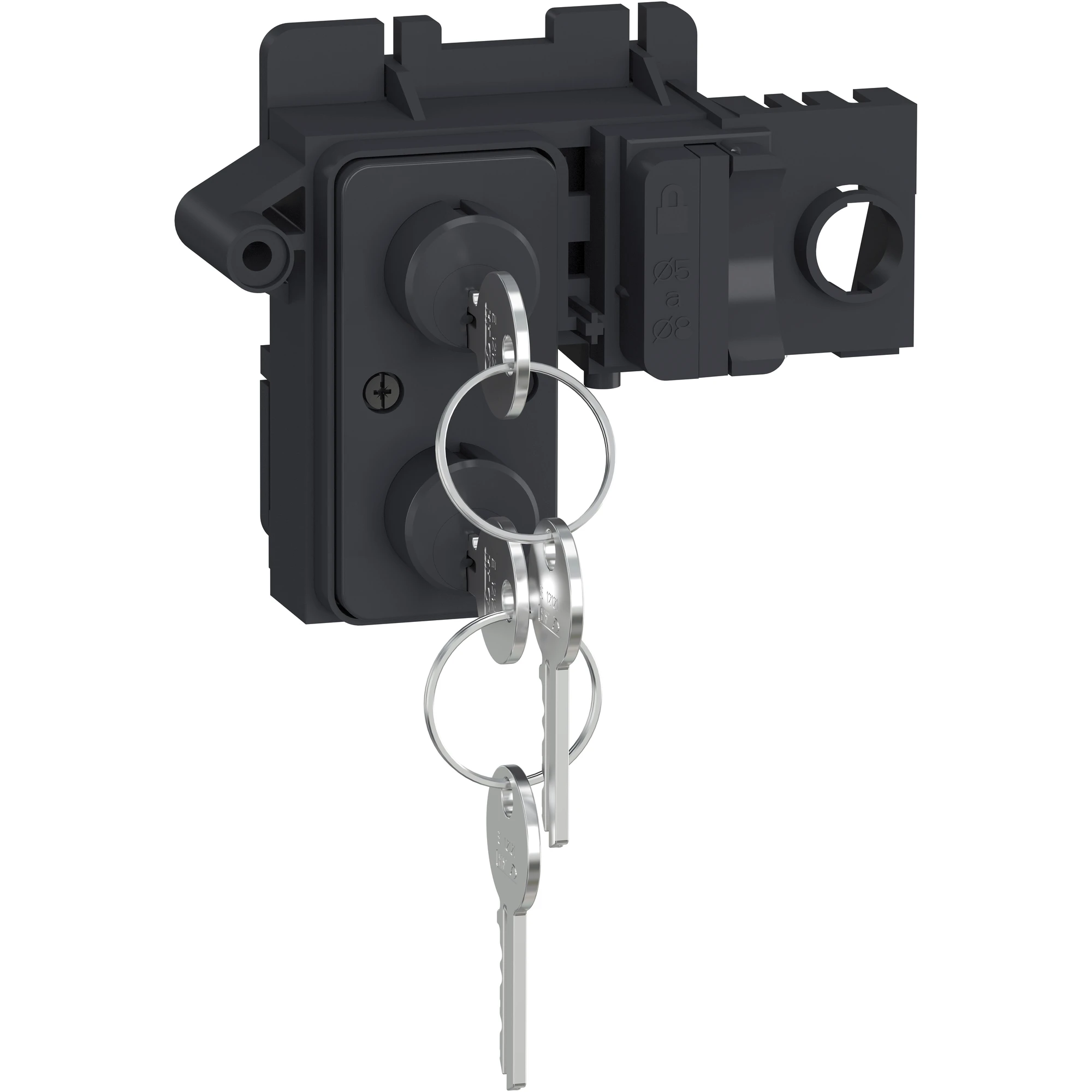 Schneider Electric LV848551 Locking of MasterPact MTZ2/3 in OFF position type RONIS 2 locks with 2 keys + adapter set (img_001)