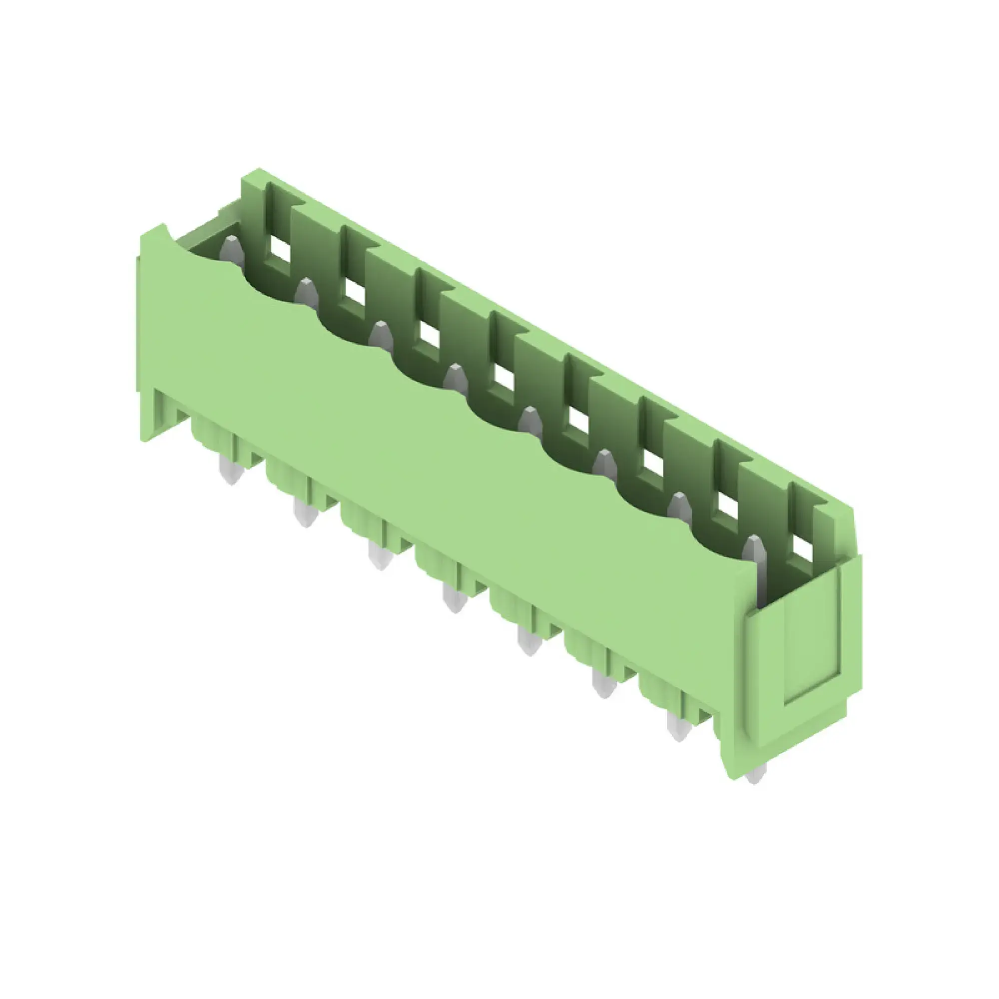 Weidmüller 1409430000 PCB connector (board connection), 320 V, 24 A, Pitch in mm: 5.08, Number of poles: 8, THT solder connection, Box (img_001) Weidmüller 1409430000 PCB connector (board connection), 320 V, 24 A, Pitch in mm: 5.08, Number of poles: 8, THT solder connection, Box (img_001)