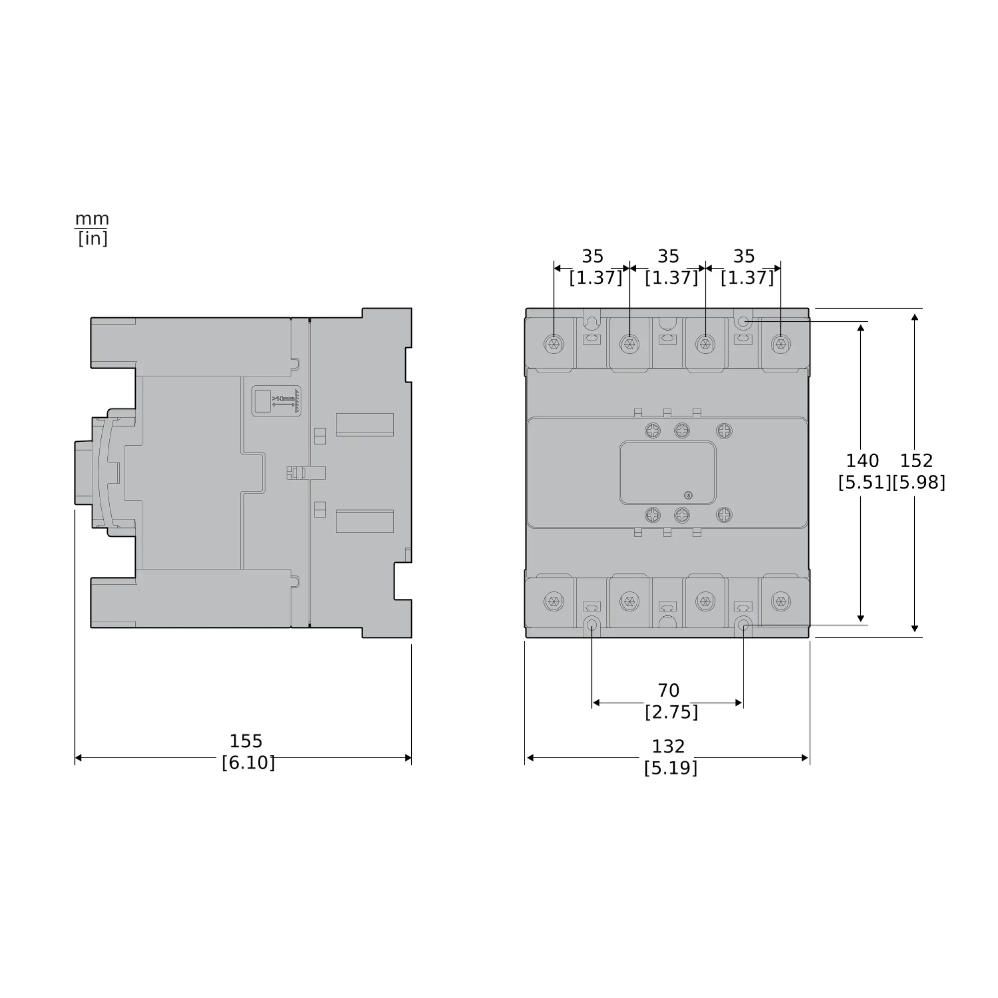 Schneider Electric LC1DT200ALSE Leistungsschütz TeSys Deca LC1D 4p, +1S+1Ö, 200 A, 400 V AC1, Spule 200-500V AC/DC, mit EverLink Klemmen LC1DT200ALSE (img_002) Schneider Electric LC1DT200ALSE Leistungsschütz TeSys Deca LC1D 4p, +1S+1Ö, 200 A, 400 V AC1, Spule 200-500V AC/DC, mit EverLink Klemmen LC1DT200ALSE (img_002)