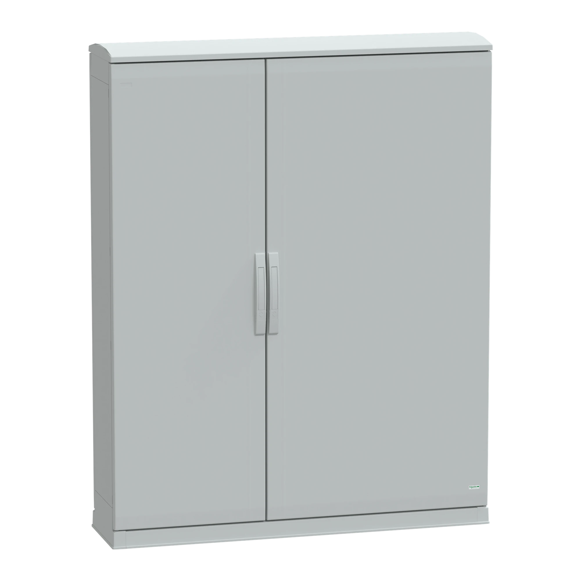 Schneider Electric NSYPLAZT15123G Polyester cabinet floor-mounted Vers.PLAZT with open base+cover 1500x1250x320 IP44 (img_001)