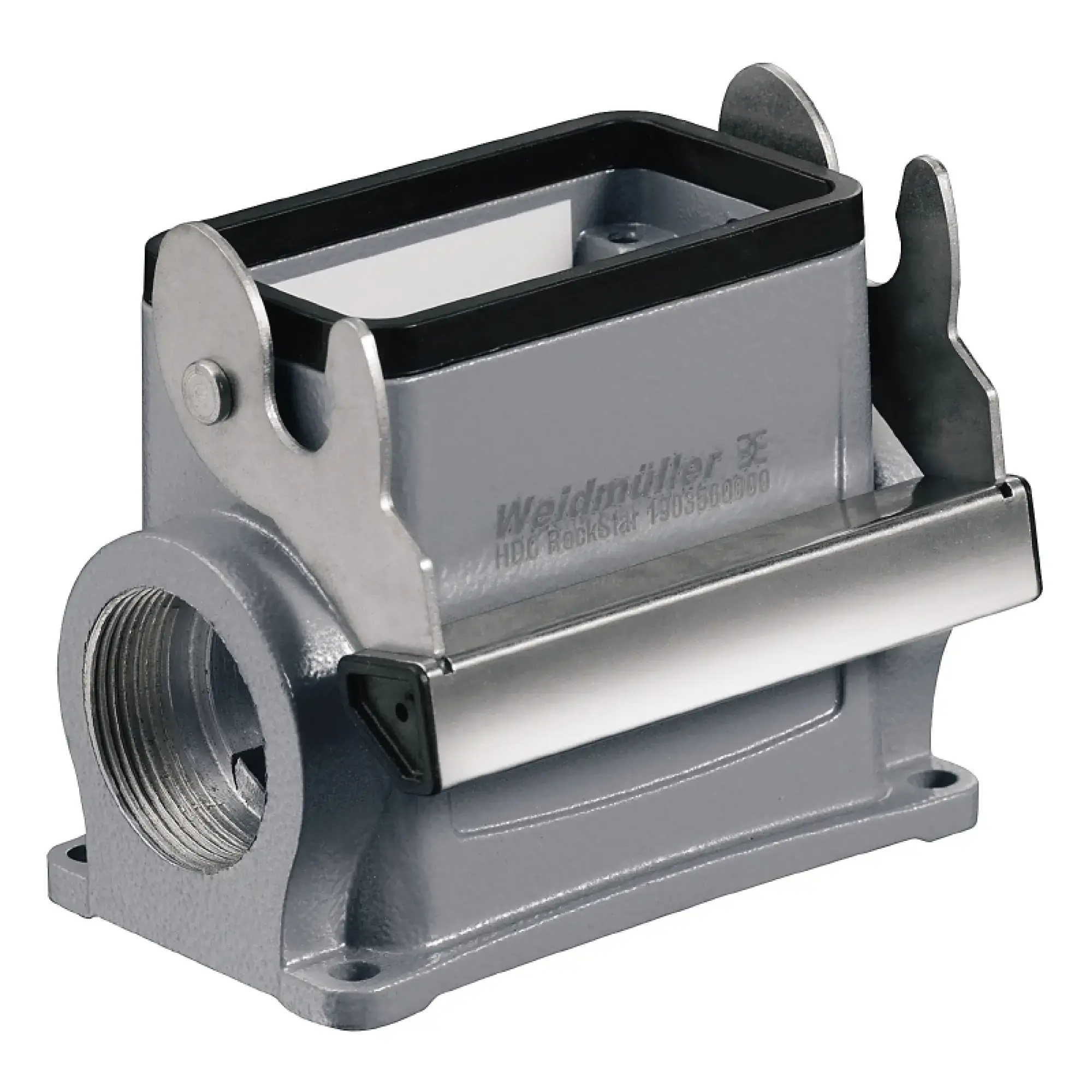 Weidmüller 1903560000 Housing (industry plug-in connectors), Base housing, End-locking clamp, lower side, Size: 4, IP65 (in plugged condition) (img_001)