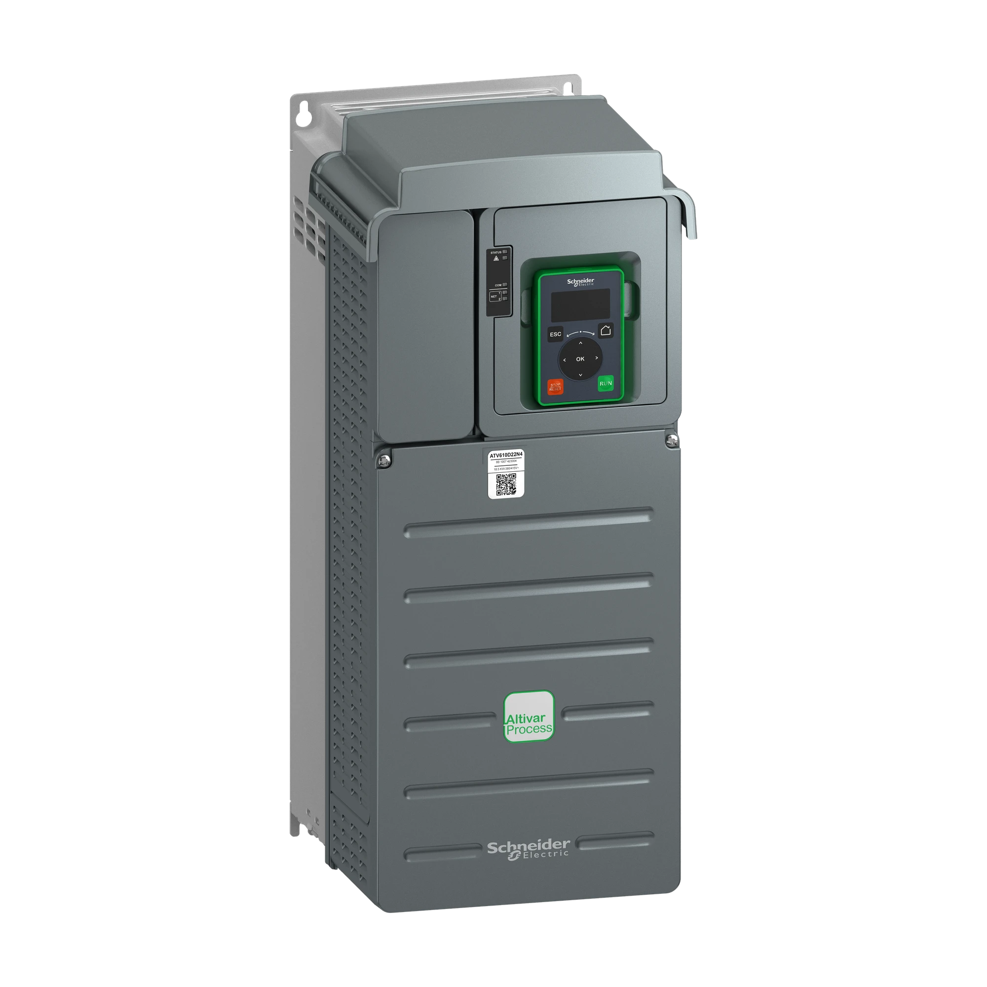 Schneider Electric ATV610D22N4 Frequenzumrichter, Easy Altivar 610, 22kW, 380-460V AC, IP20 (img_001)