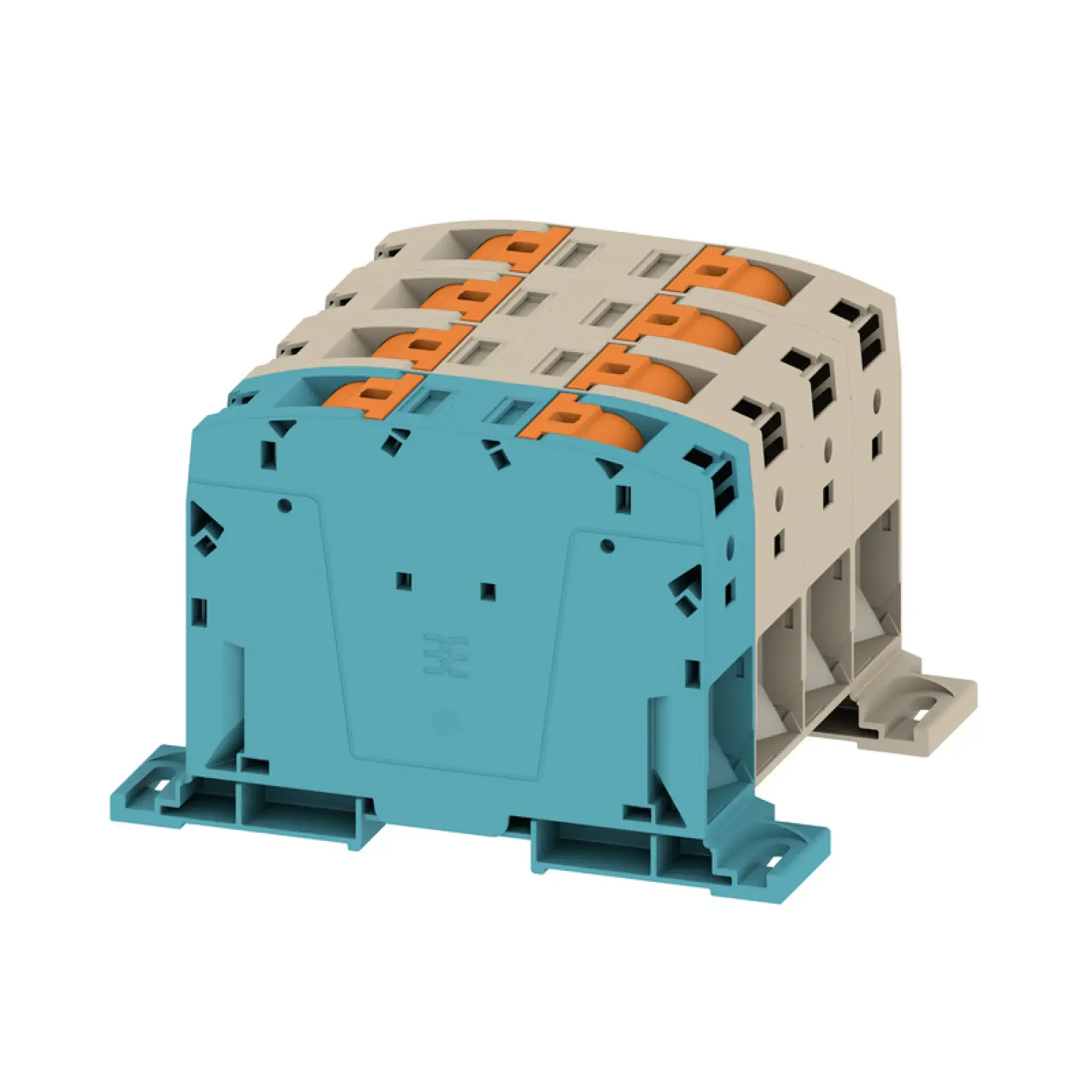 Weidmüller 2728810000 Feed-through terminal block, PUSH IN, dark beige, blue, 150 mm², 309 A, 1000 V, Number of connections: 8 A2C 150/185 3FT-N-DM (img_001) Weidmüller 2728810000 Feed-through terminal block, PUSH IN, dark beige, blue, 150 mm², 309 A, 1000 V, Number of connections: 8 A2C 150/185 3FT-N-DM (img_001)