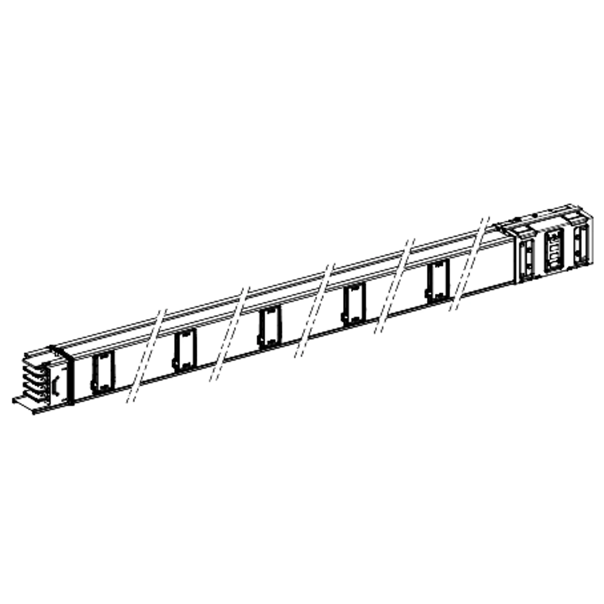 Schneider Electric KSA800ED45010 KSA straight element, 800A, 5m, 10 outlets (img_001)