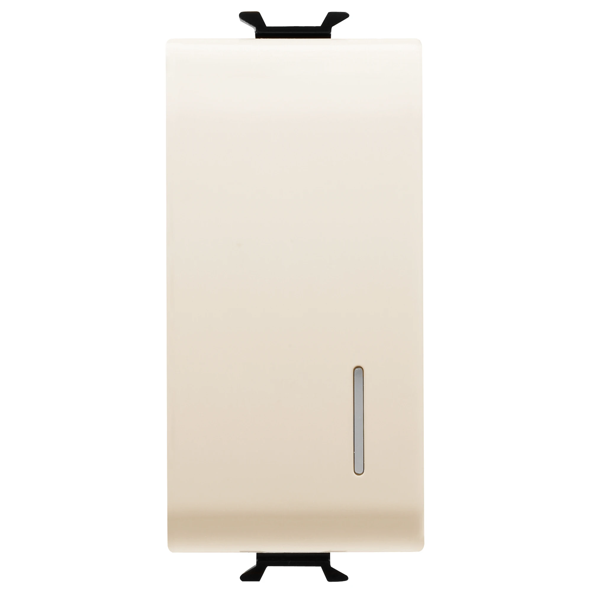 GEWISS GW11132 PUSH-BUTTON 1P 250V ac - NO 16A ILLUMINABLE - WITH DIFFUSER - 1 MODULE - IVORY - CHORUSMART (img_001)