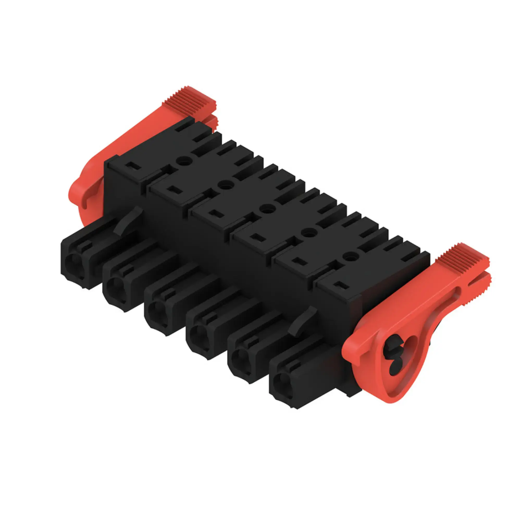 Weidmüller 1227420000 PCB connector (wire connection), 1000 V, 29 A, Pitch in mm: 7.62, 2.5 mm², Number of poles: 6, PUSH IN with actuator, Box (img_001) Weidmüller 1227420000 PCB connector (wire connection), 1000 V, 29 A, Pitch in mm: 7.62, 2.5 mm², Number of poles: 6, PUSH IN with actuator, Box (img_001)