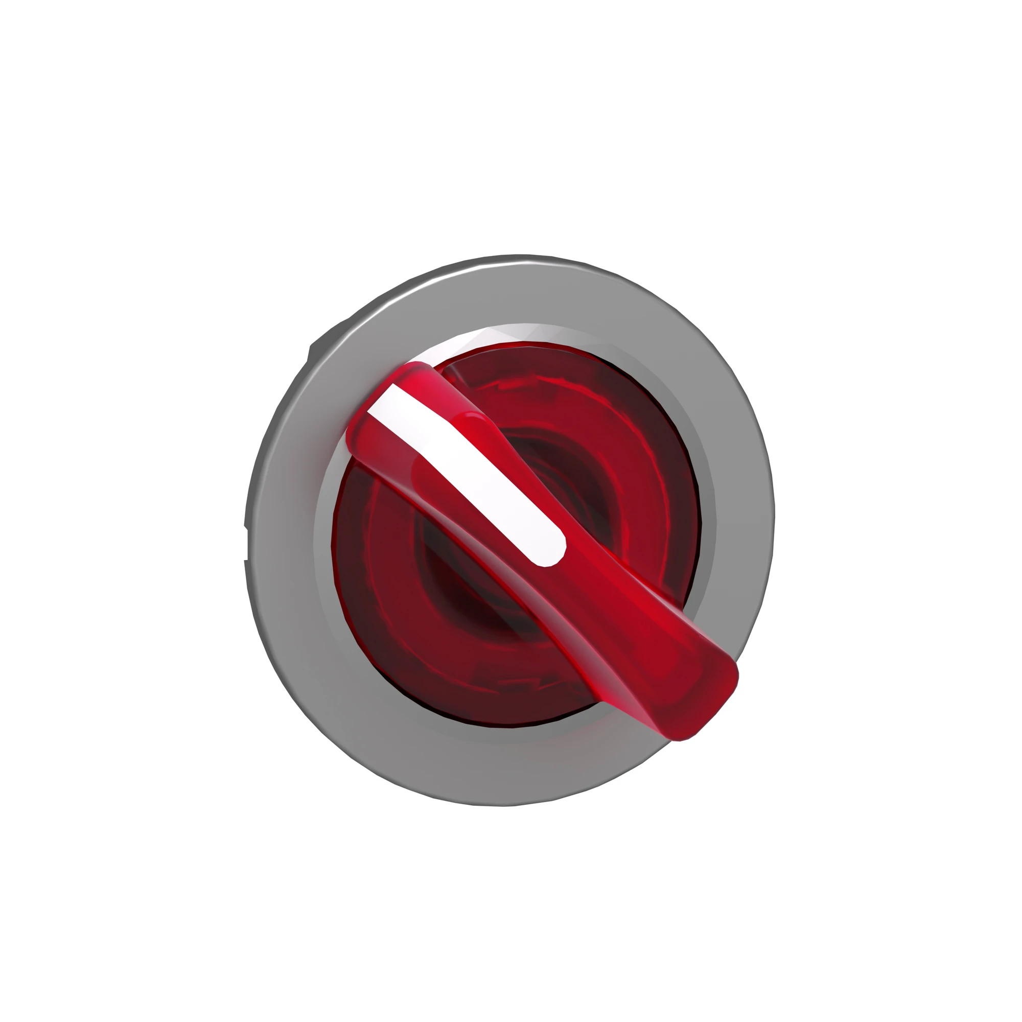 Schneider Electric ZB4FK1243 Illuminated selector switch, front element, Harmony XB4F, metal, 30mm, red, for universal LED, 2 positions, latching (img_004)