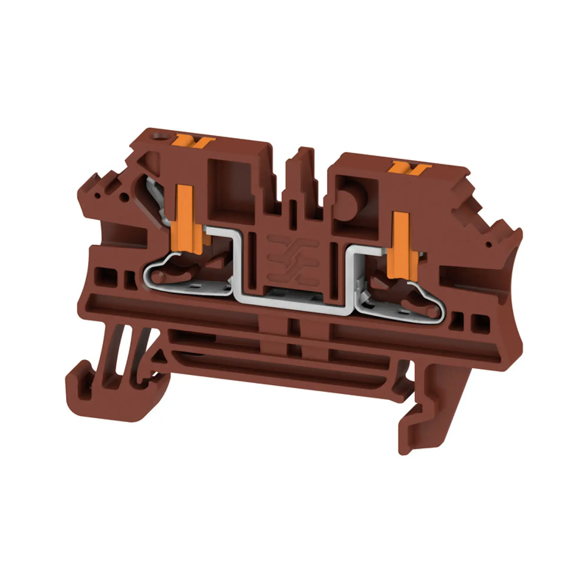 Weidmüller 2847310000 Feed-through terminal block, PUSH IN, brown, 2.5 mm², 24 A, 800 V, Number of connections: 2 (img_001) Weidmüller 2847310000 Feed-through terminal block, PUSH IN, brown, 2.5 mm², 24 A, 800 V, Number of connections: 2 (img_001)