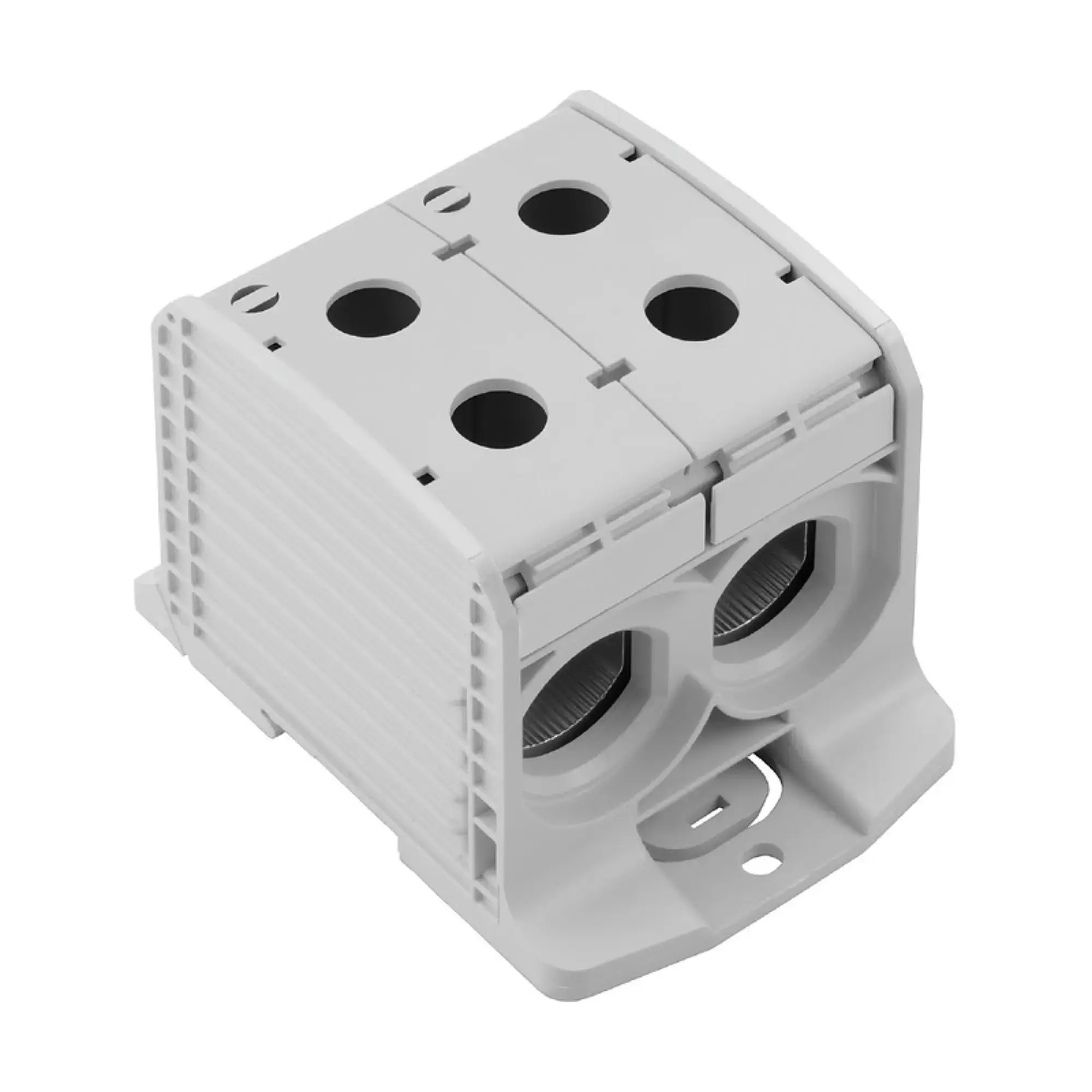 Weidmüller 2502900000 Potential distributor terminal, Screw connection, Light Grey, 300 mm², 520 A, 1000 V, Number of connections: 4, Number of levels: 1, TS 35, V-0, Wemid (img_001) Weidmüller 2502900000 Potential distributor terminal, Screw connection, Light Grey, 300 mm², 520 A, 1000 V, Number of connections: 4, Number of levels: 1, TS 35, V-0, Wemid (img_001)