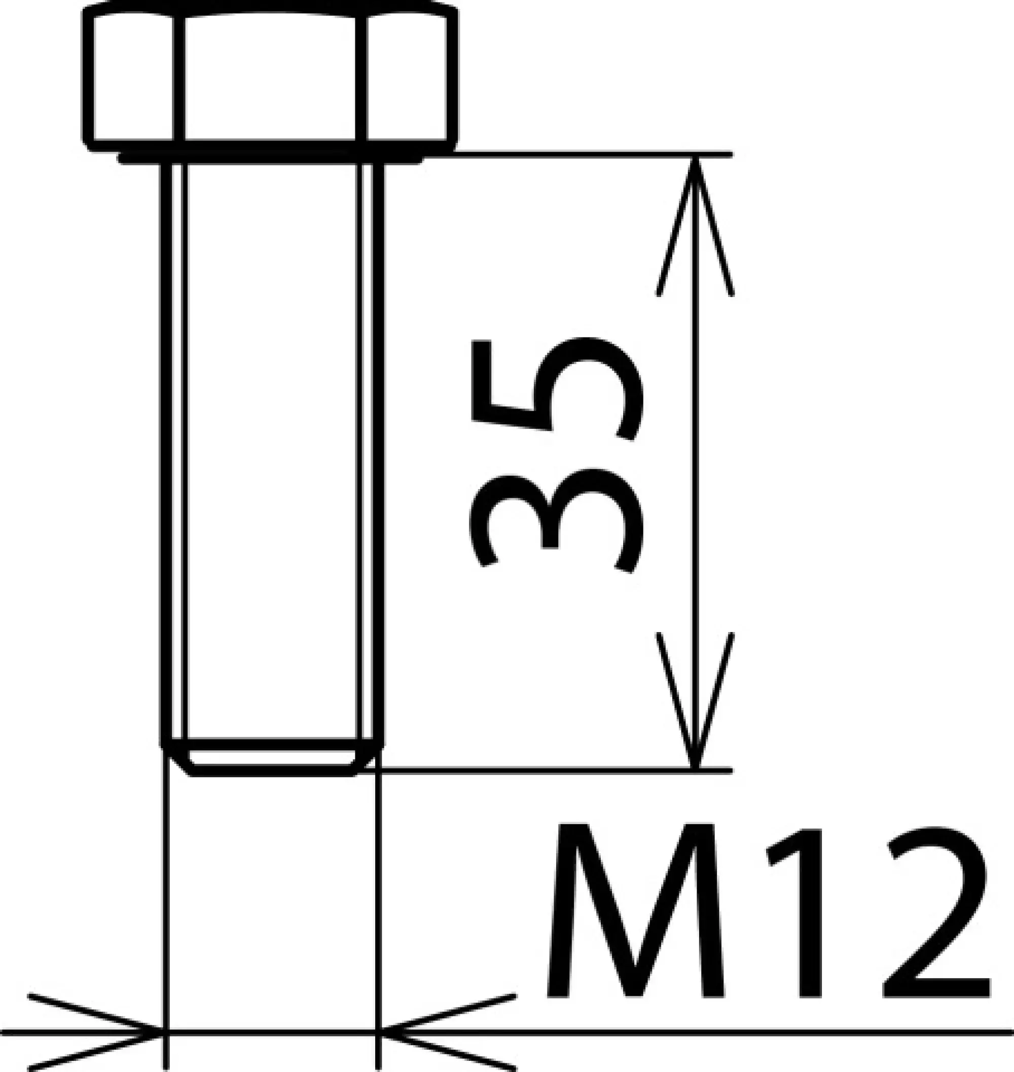 Dehn 561935 Hexagon screw DIN 933 M12x35mm StSt (img_002) Dehn 561935 Hexagon screw DIN 933 M12x35mm StSt (img_002)