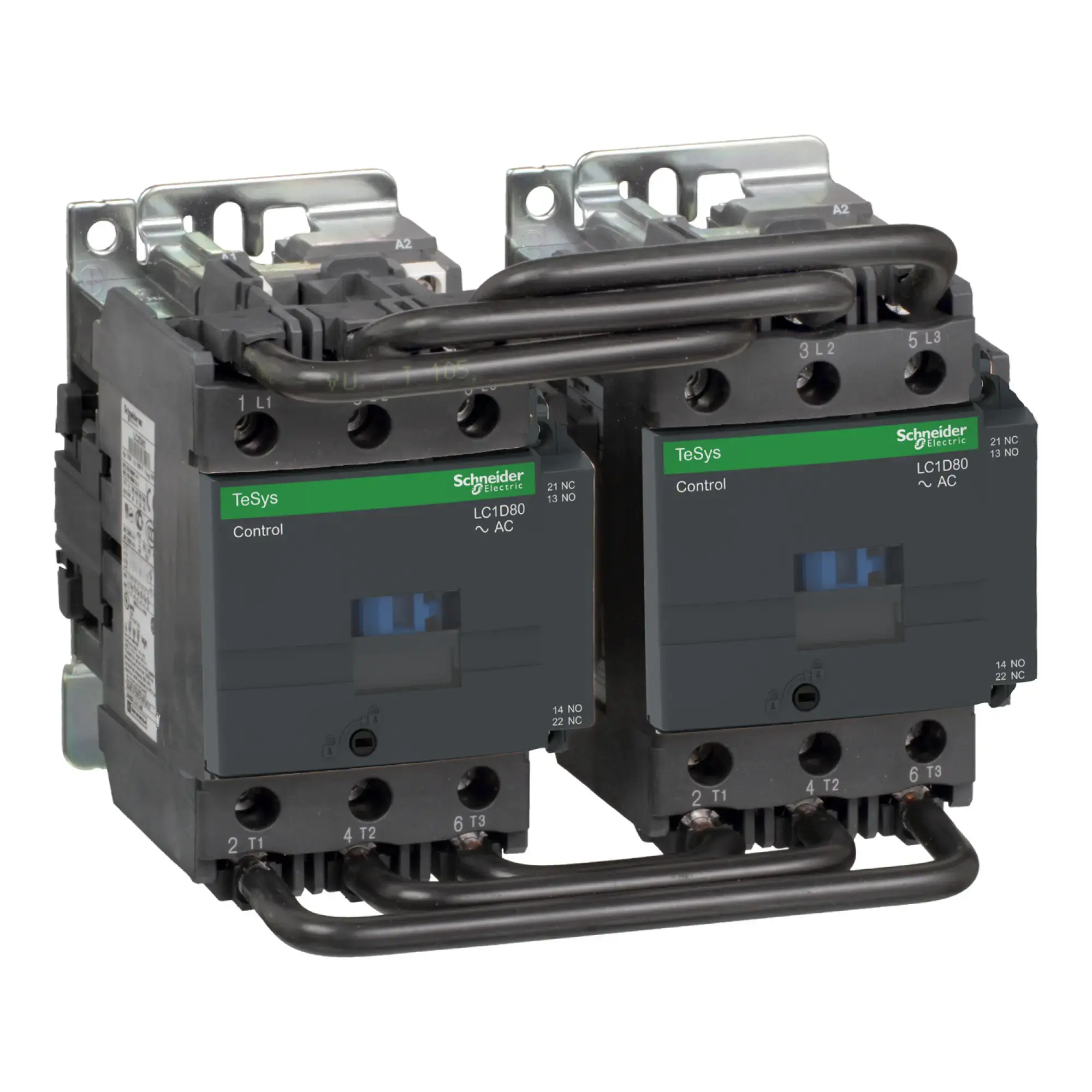 Schneider Electric LC2D80P7 Reversing contactor combination, 3p+1NO+1NC, 37kW/400V/AC3 80A, coil 230V 50/60Hz (img_002)