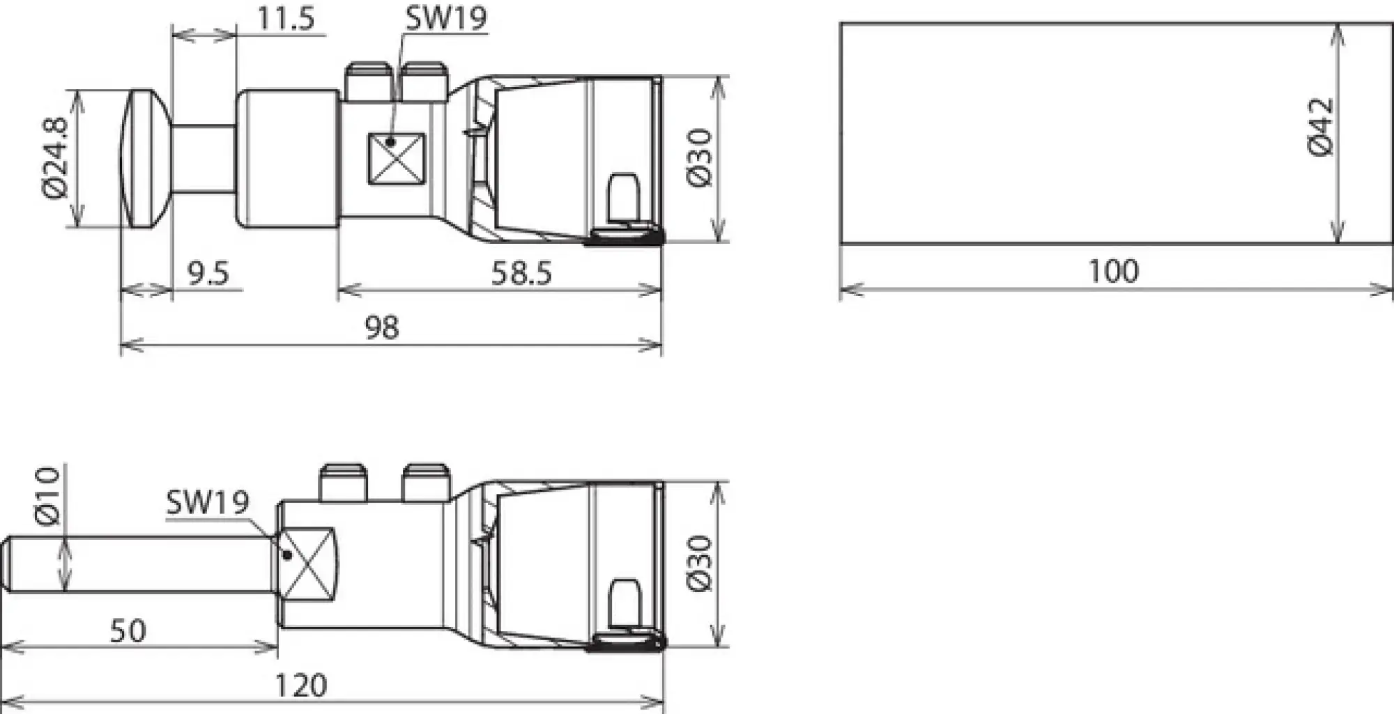 Dehn 819142 Connection kit with moutning material f. HVI power long Conductor D 27mm black (img_002) Dehn 819142 Connection kit with moutning material f. HVI power long Conductor D 27mm black (img_002)