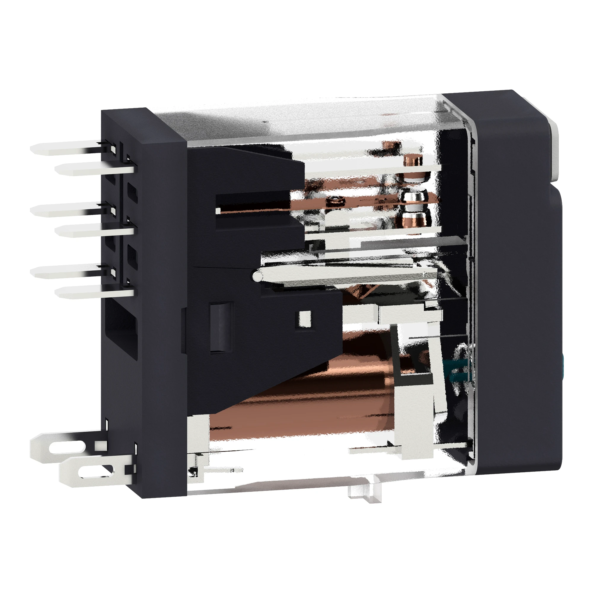 Schneider Electric RXG21JD Socket Interface Relay RXG, 2 C/O, 5 A, 12 VDC, without LED, with Test Button (img_004)