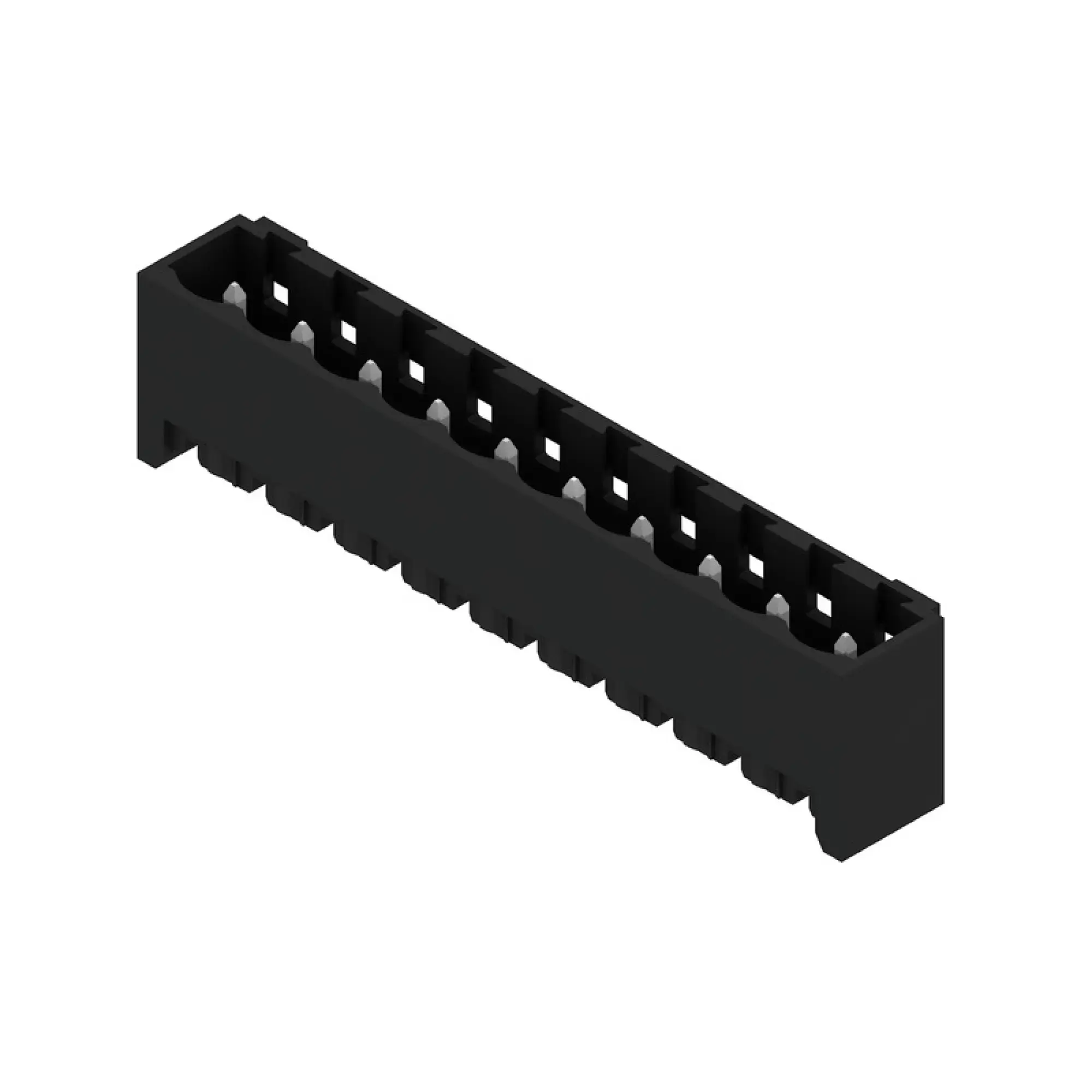 Weidmüller 1776003001 PCB connector (board connection), 320 V, 27.5 A, Pitch in mm: 5.08, Number of poles: 10, THT/THR solder connection, Tray (img_001)