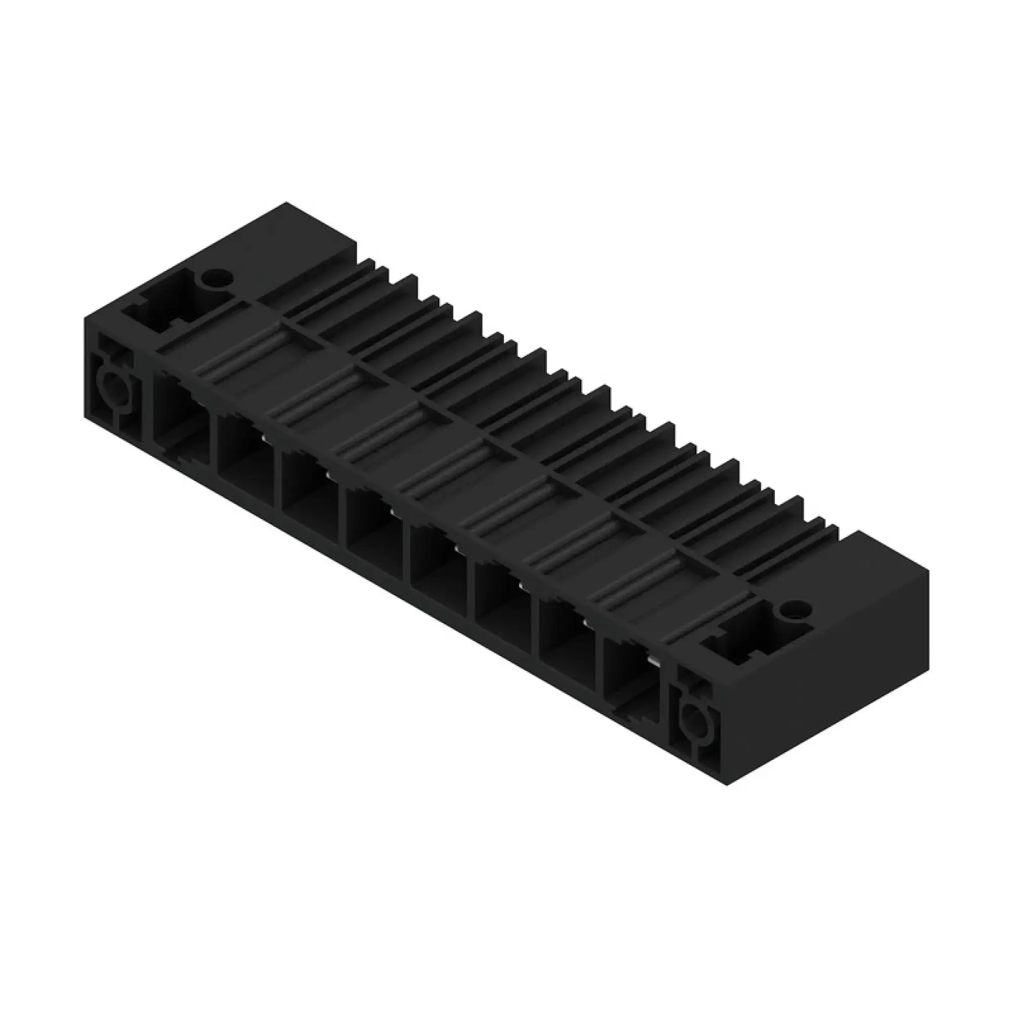 Weidmüller 1851100000 PCB connector (board connection), 1000 V, 78.3 A, Pitch in mm: 10.16, Number of poles: 8, THT solder connection, Box (img_001)