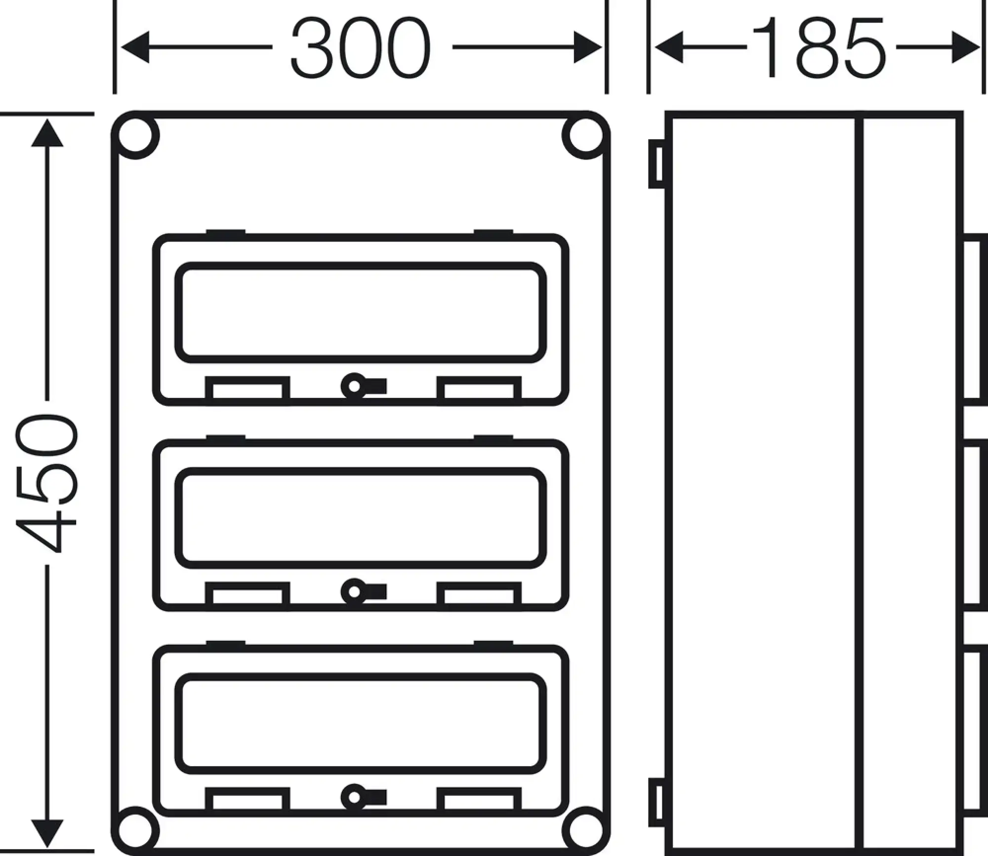 Hensel 2000617 Mi-Automatengehäuse, 36 TE, mit 3 Klappdeckeln, o. PE- und N-Klemmen Mi 1337 (img_003) Hensel 2000617 Mi-Automatengehäuse, 36 TE, mit 3 Klappdeckeln, o. PE- und N-Klemmen Mi 1337 (img_003)