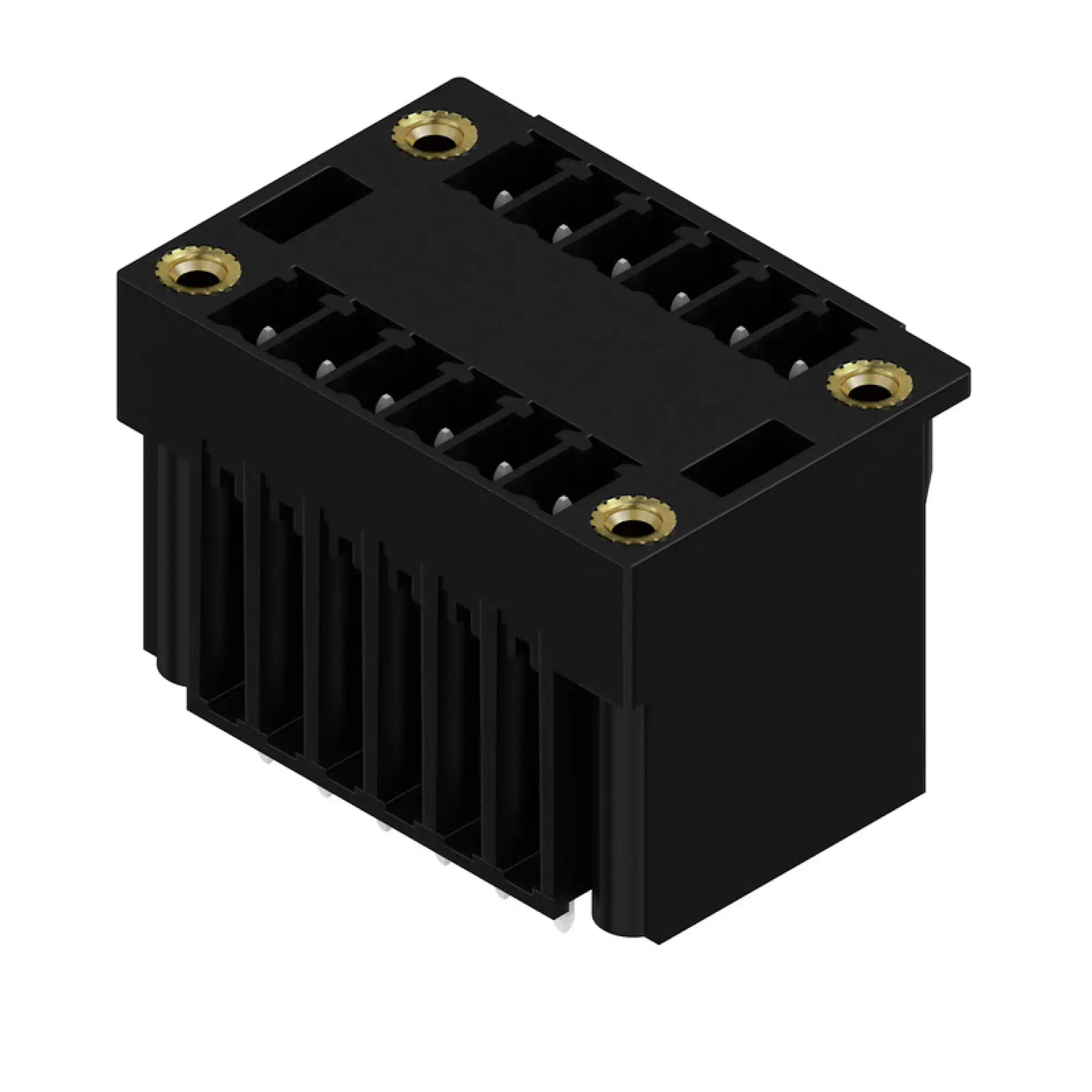 Weidmüller 1030830000 PCB connector (board connection), 160 V, 17.5 A, Pitch in mm: 3.81, Number of poles: 12, THT solder connection, Box (img_001)