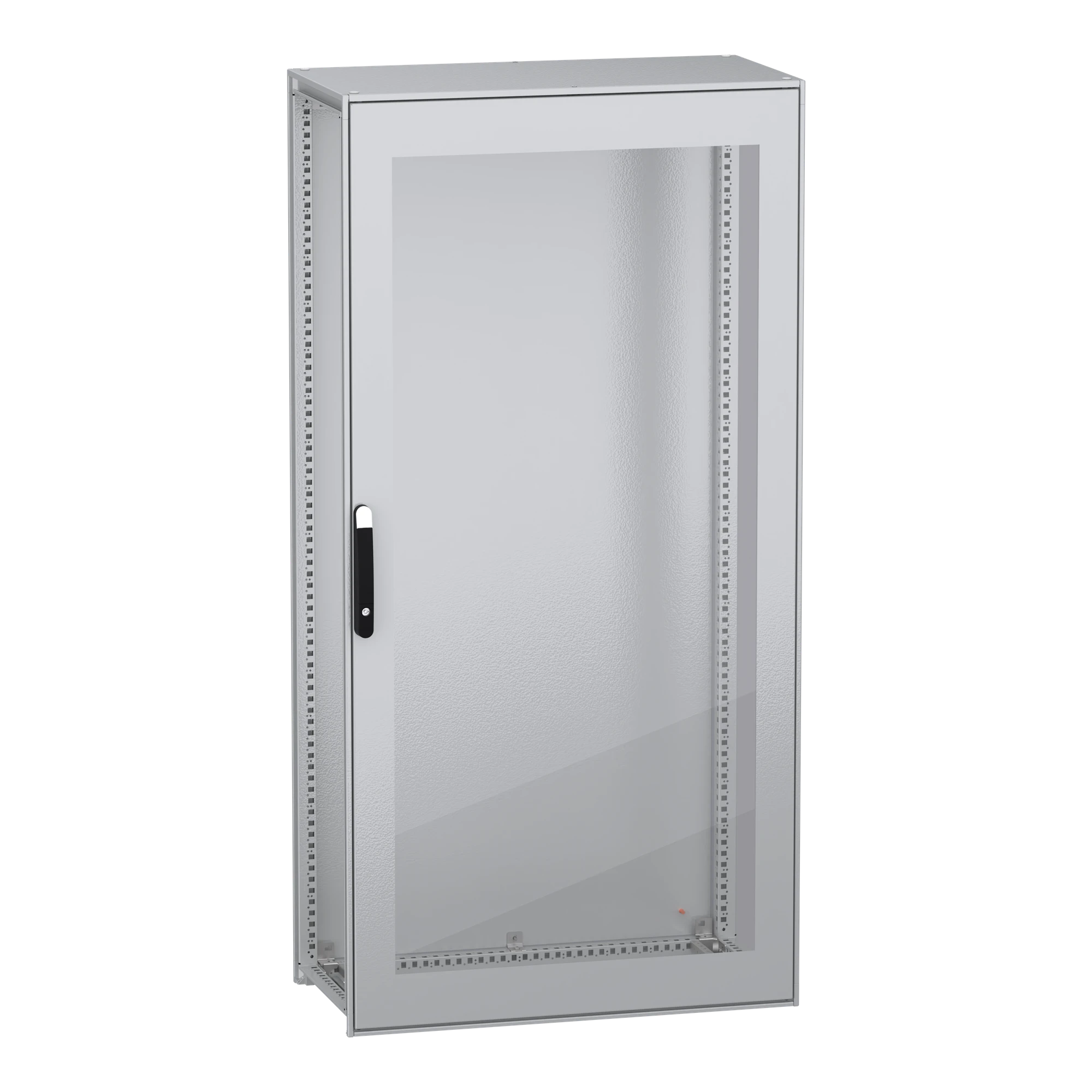 Schneider Electric NSYSFN201050T Freestanding enclosure, PanelSeT SFN, made of decarbonized steel, without mounting plate, glass door, assembled, 2000x1000x500mm, IP55 (img_001)