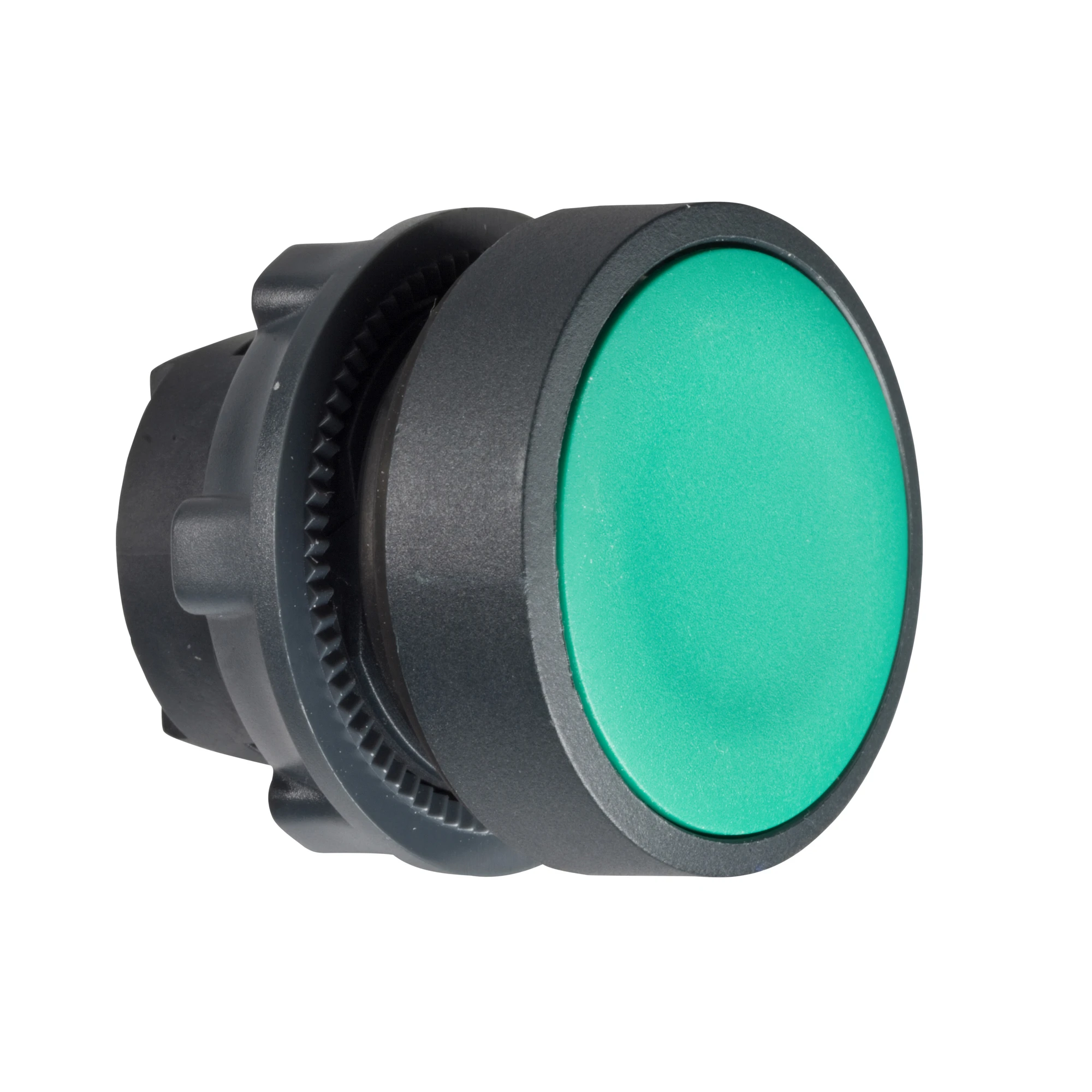 Schneider Electric ZB5AH03 Pushbutton, front element, Harmony XB5, plastic, 22mm, green, unlabelled, latching (img_001)