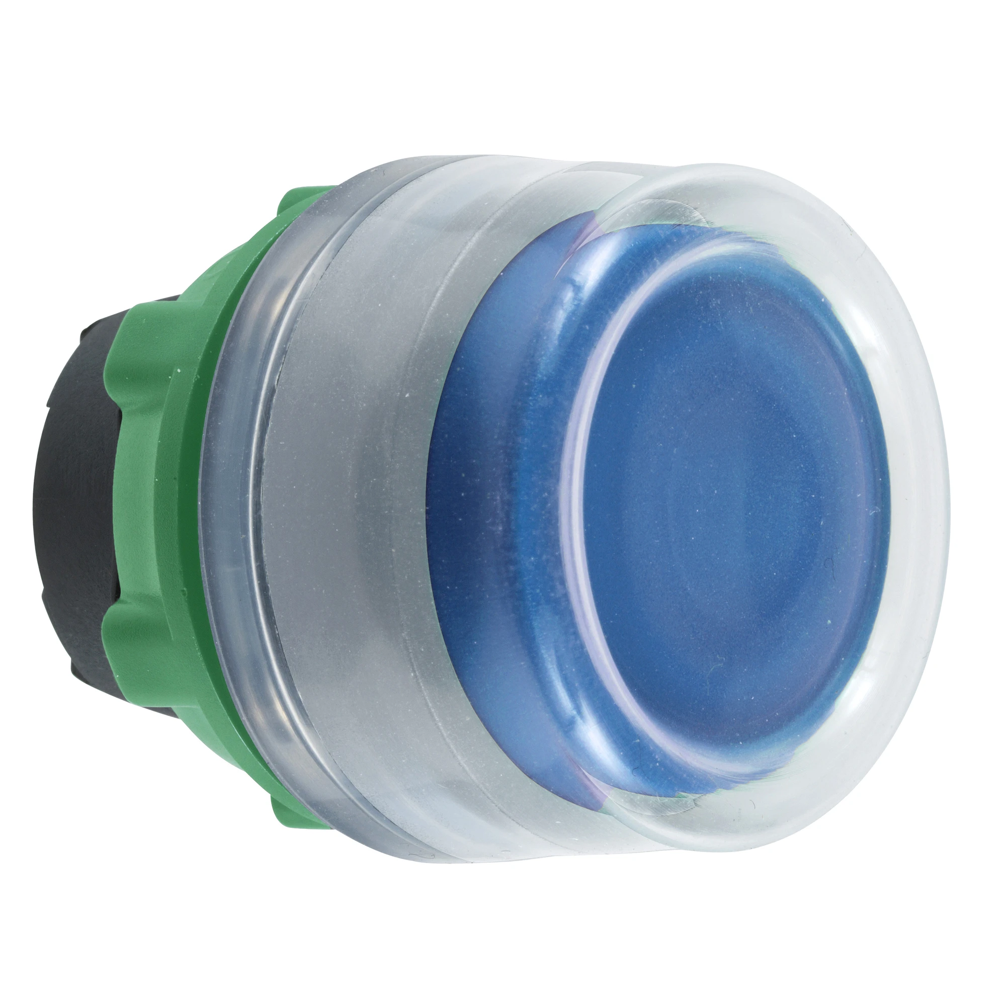 Schneider Electric ZB5APA6C0 Push Button, Front Element, Harmony XB5, Plastic, 22mm, Light Grey, Blue, Unlabelled, Momentary, With Protective Cap (img_001) Schneider Electric ZB5APA6C0 Push Button, Front Element, Harmony XB5, Plastic, 22mm, Light Grey, Blue, Unlabelled, Momentary, With Protective Cap (img_001)