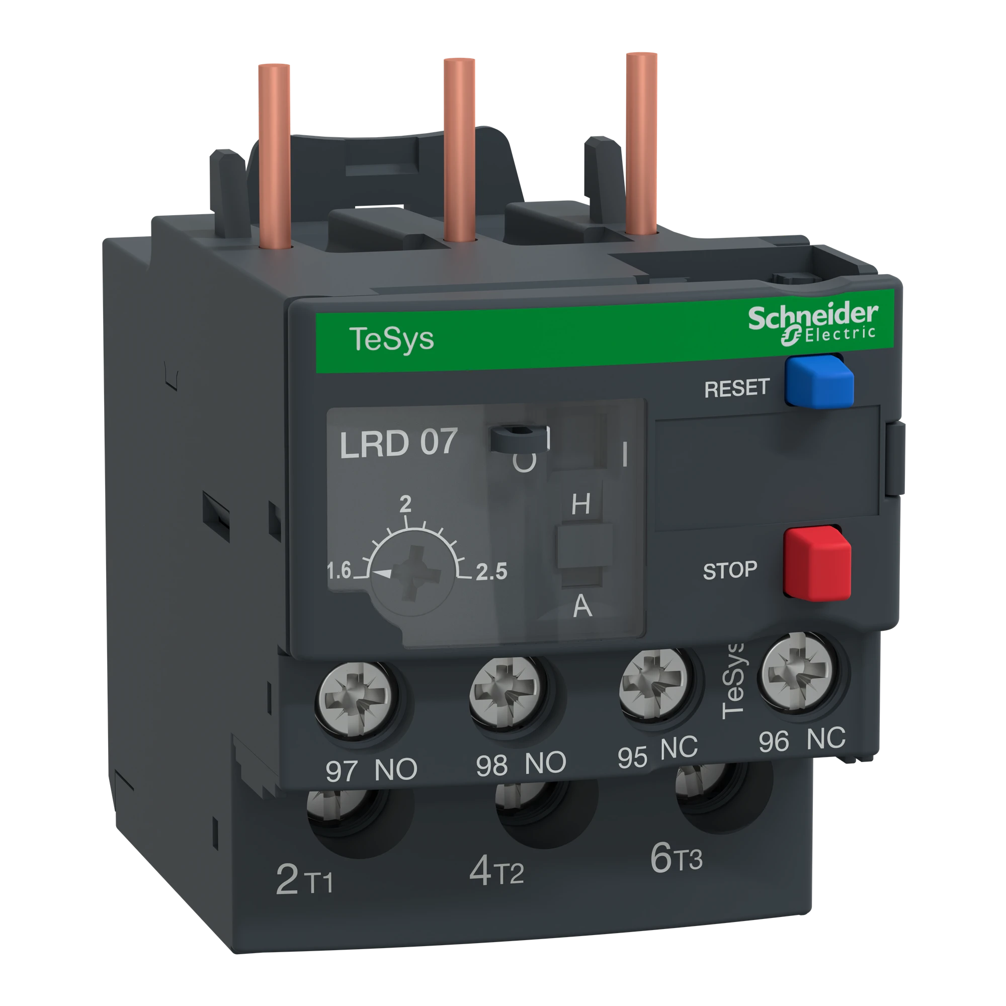 Schneider Electric LRD076 Motor protection relay, 1.6-2.5A, 1NO+1NC, Class 10A (img_001) Schneider Electric LRD076 Motor protection relay, 1.6-2.5A, 1NO+1NC, Class 10A (img_001)