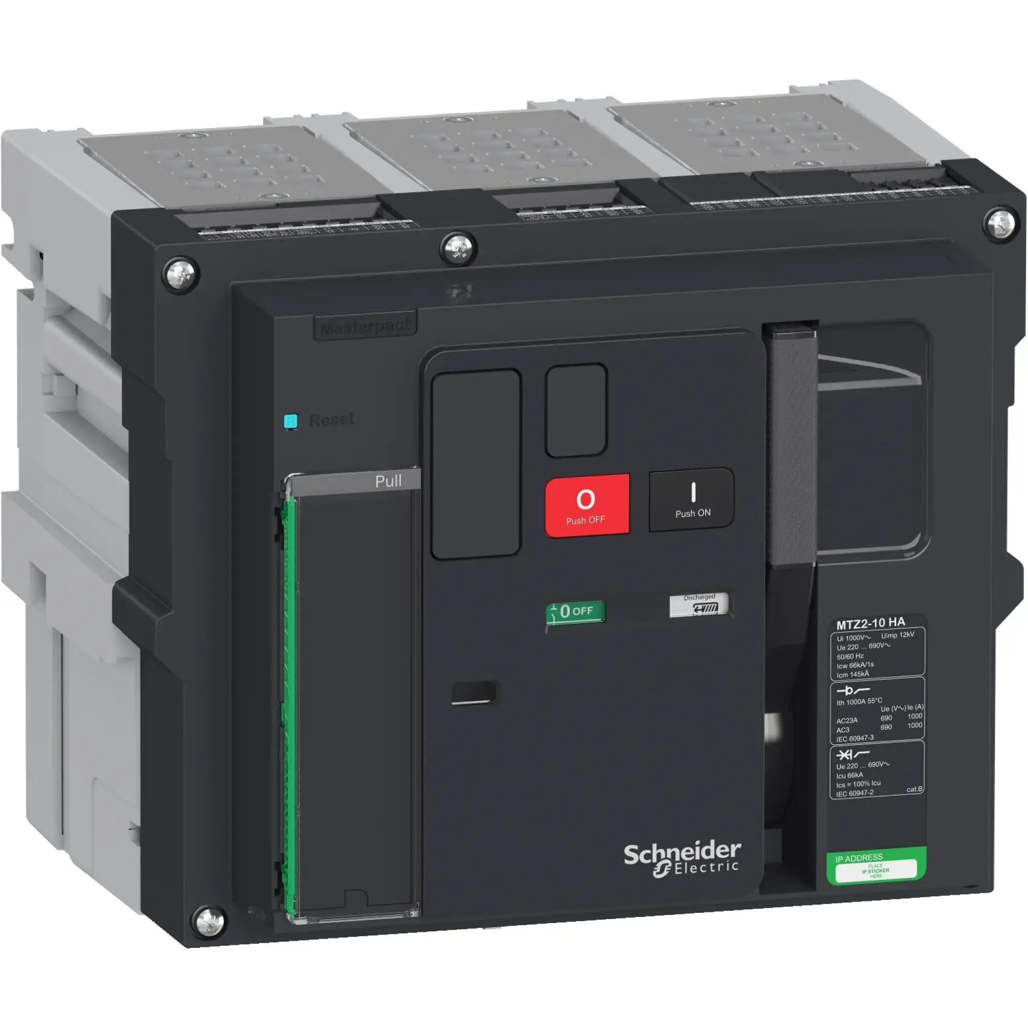 Schneider Electric LV848249 MasterPact MTZ2 1000A HA Icm=145kA/690V 3P Basic Switch Insert (img_002)