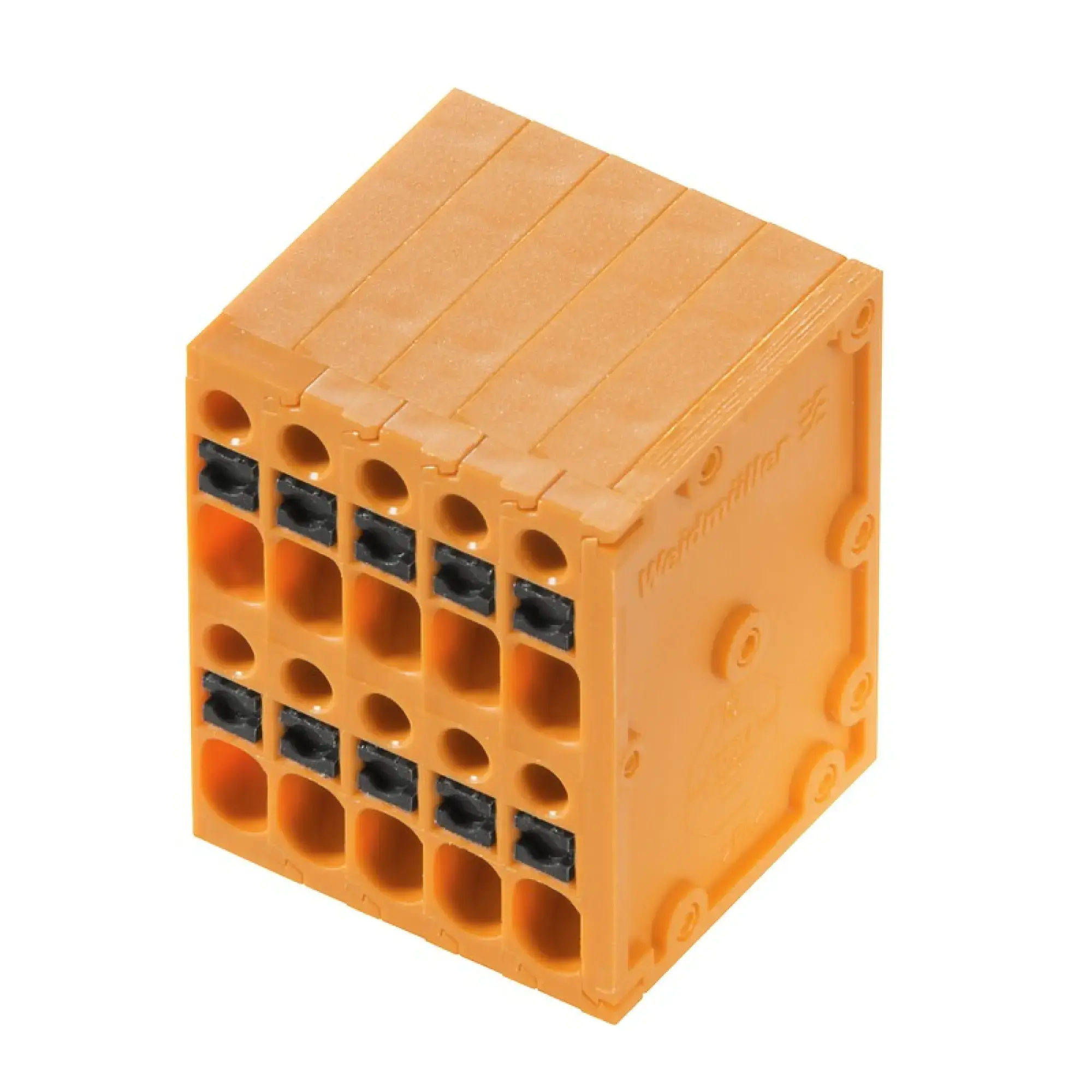 Weidmüller 2000970000 PCB terminal, 200 V, 17.5 A, Pitch in mm: 3.50, 1.5 mm², Number of poles: 10, PUSH IN with actuator, THT solder connection, 90°, Box (img_003)