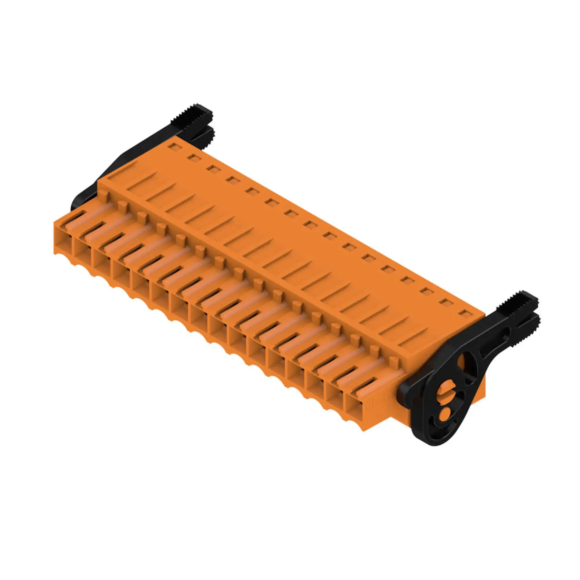 Weidmüller 1531380000 PCB connector (wire connection), 160 V, 14.5 A, Pitch in mm: 3.50, 1.5 mm², Number of poles: 16, Tension-clamp connection, Box BLZF 3.50/16/180LR SN OR BX (img_001)