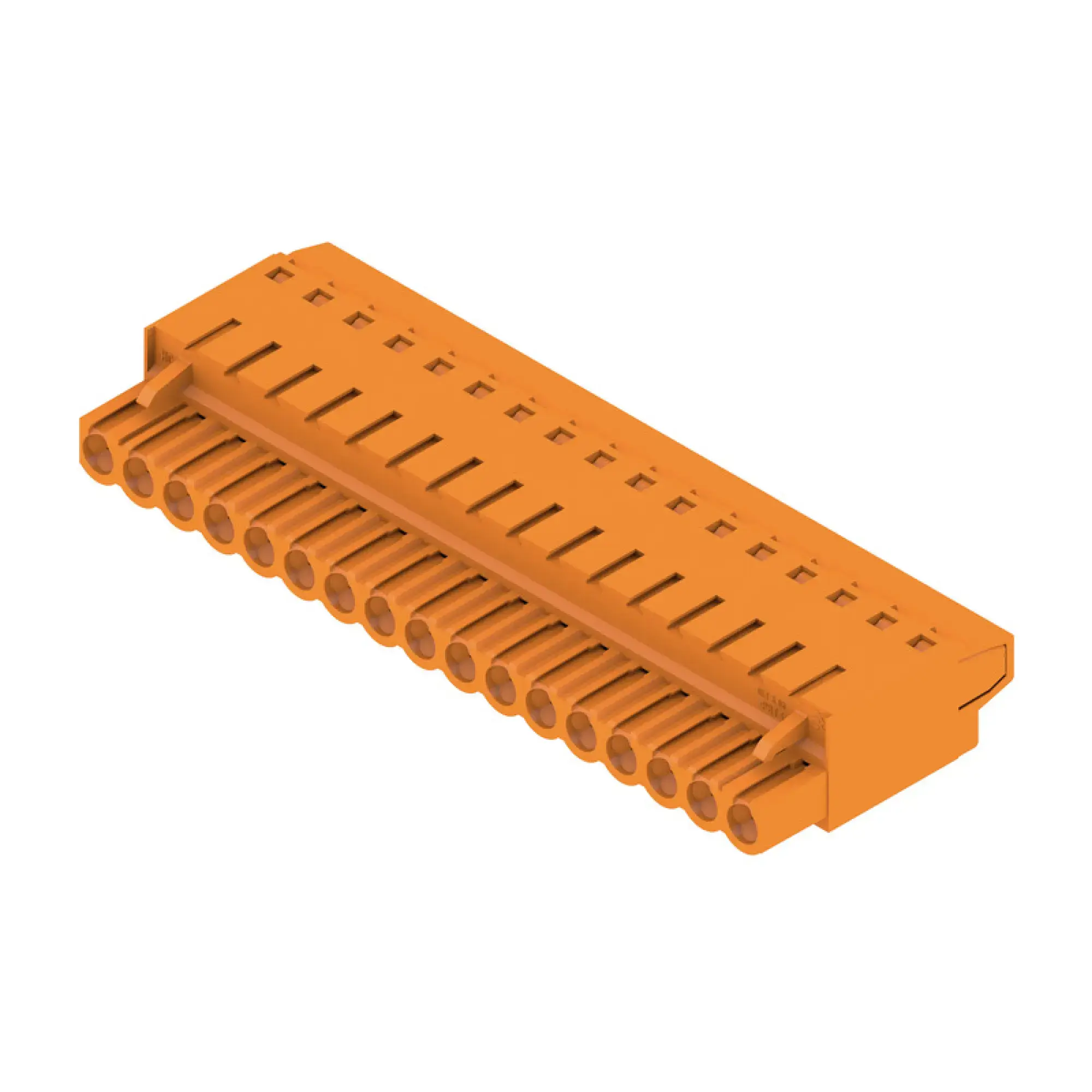 Weidmüller 1501060000 PCB connector (wire connection), 320 V, 27 A, Pitch in mm: 5.08, 2.5 mm², Number of poles: 17, TOP connection, Box (img_001)