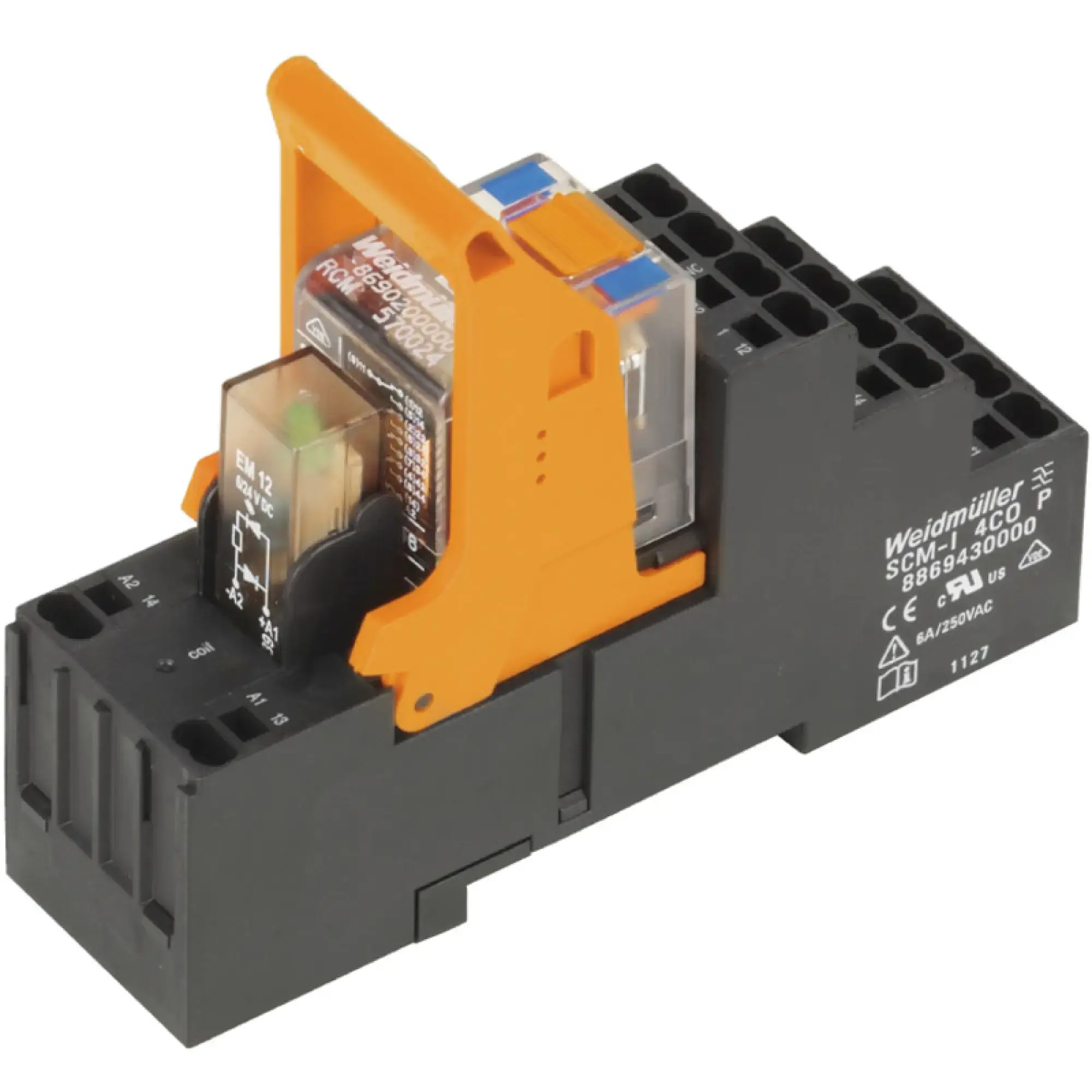 Weidmüller 8935520000 Relay module, 16.8 V DC...24 V DC...30 V DC, Green LED, 4 CO contact with test button (AgNi) , 240 V AC, 3 A, PUSH IN (img_001) Weidmüller 8935520000 Relay module, 16.8 V DC...24 V DC...30 V DC, Green LED, 4 CO contact with test button (AgNi) , 240 V AC, 3 A, PUSH IN (img_001)