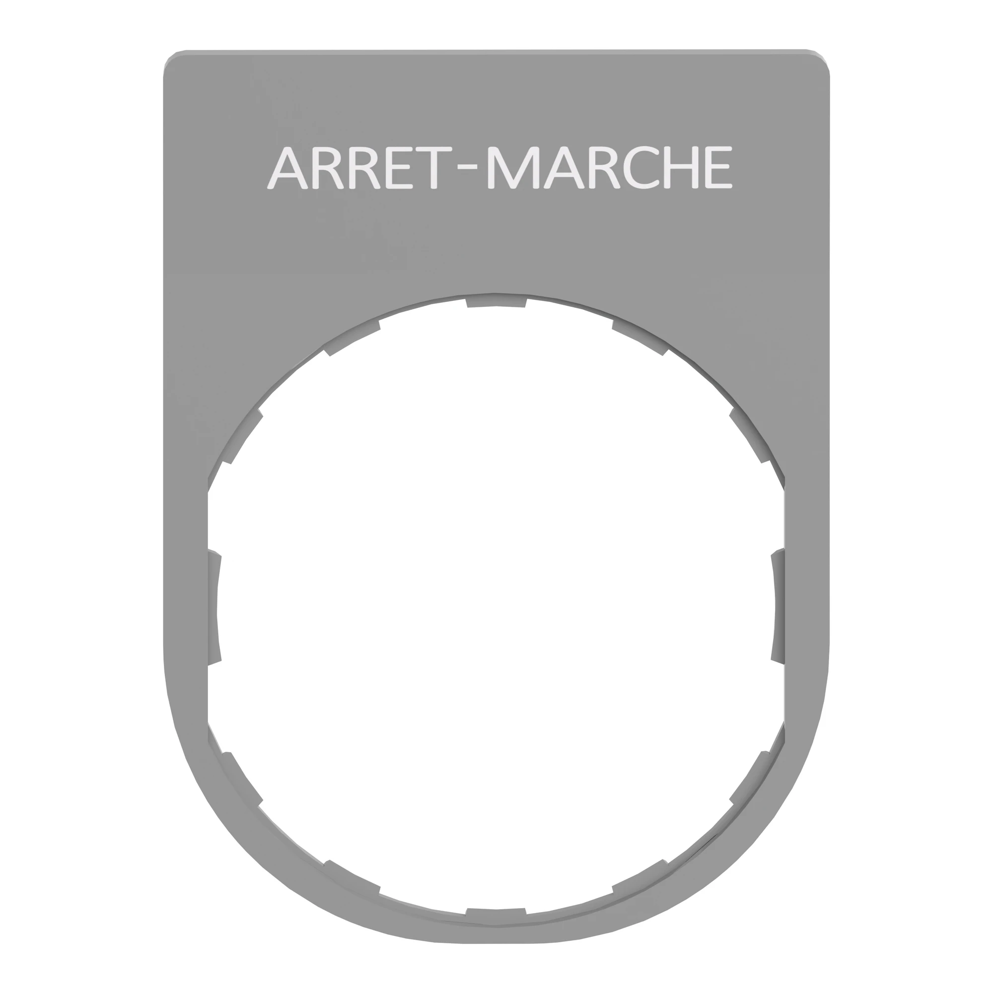 Schneider Electric ZBYP2166C0 Label holder 30x40mm, with inscription STOP-RUN, for Harmony 22mm, in gray (img_004) Schneider Electric ZBYP2166C0 Label holder 30x40mm, with inscription STOP-RUN, for Harmony 22mm, in gray (img_004)