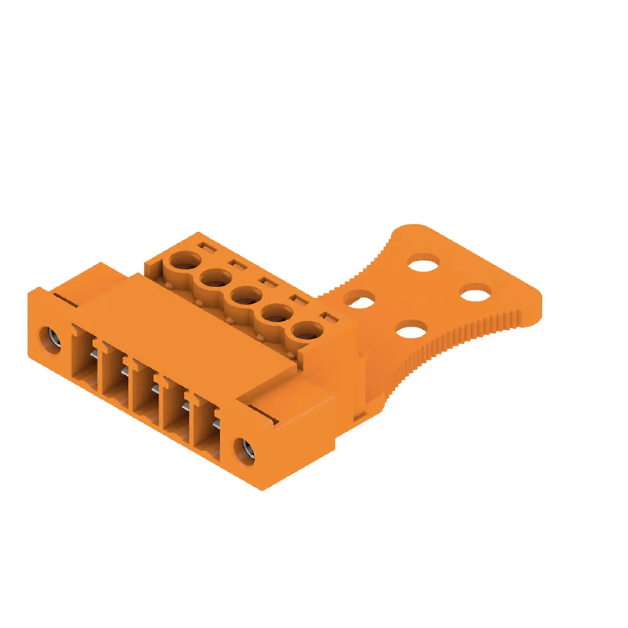 Weidmüller 1237130000 PCB connector (wire connection), 160 V, 17.5 A, Pitch in mm: 3.81, 1.5 mm², Number of poles: 5, Clamping yoke connection, Box (img_001)