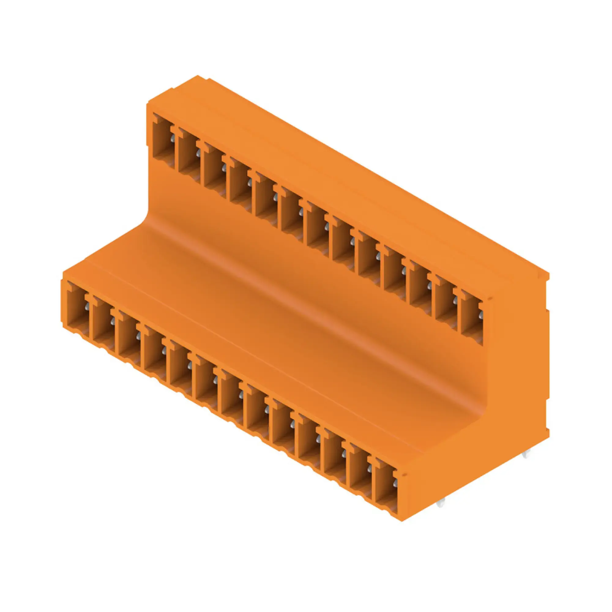Weidmüller 1032220000 PCB connector (board connection), 160 V, 17.5 A, Pitch in mm: 3.81, Number of poles: 26, THT solder connection, Box (img_001)