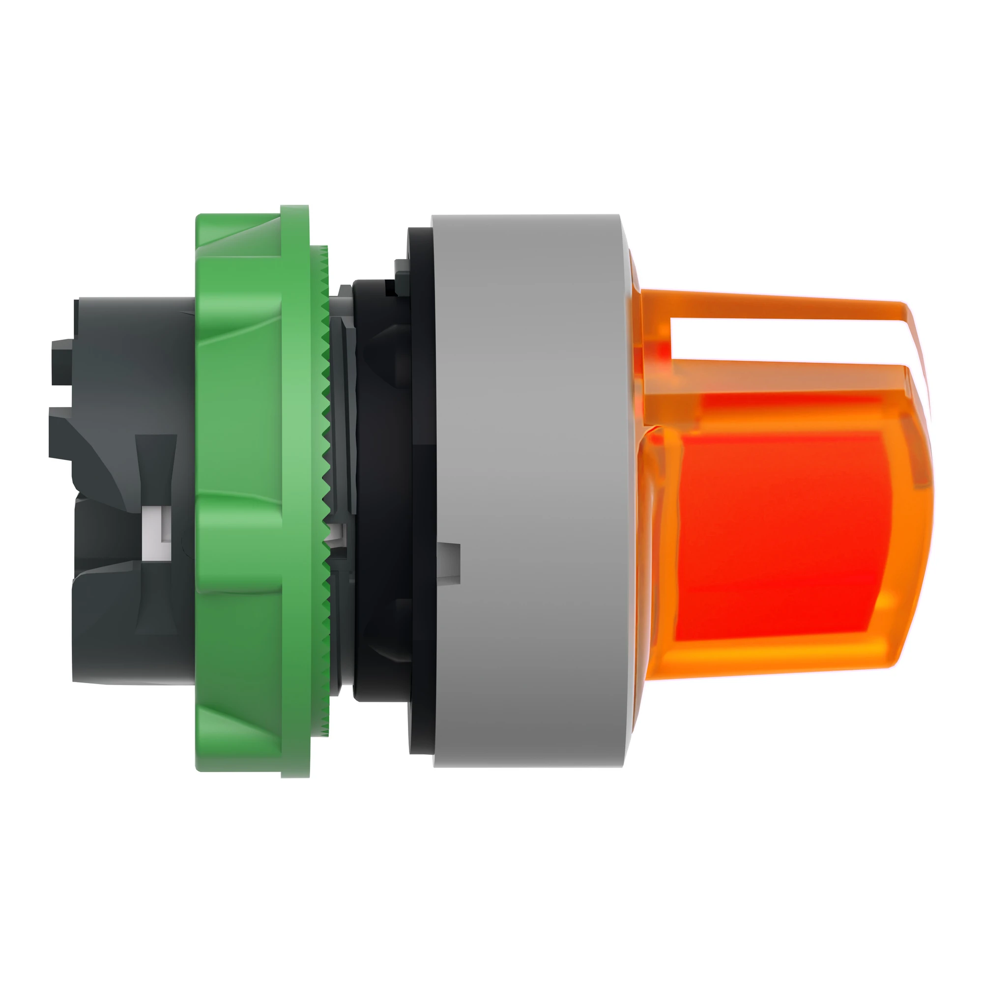 Schneider Electric ZB5AK1453C0 Illuminated selector switch, front element, Harmony XB5, plastic, 22mm, orange, for universal LED, 2 positions, momentary (img_003) Schneider Electric ZB5AK1453C0 Illuminated selector switch, front element, Harmony XB5, plastic, 22mm, orange, for universal LED, 2 positions, momentary (img_003)