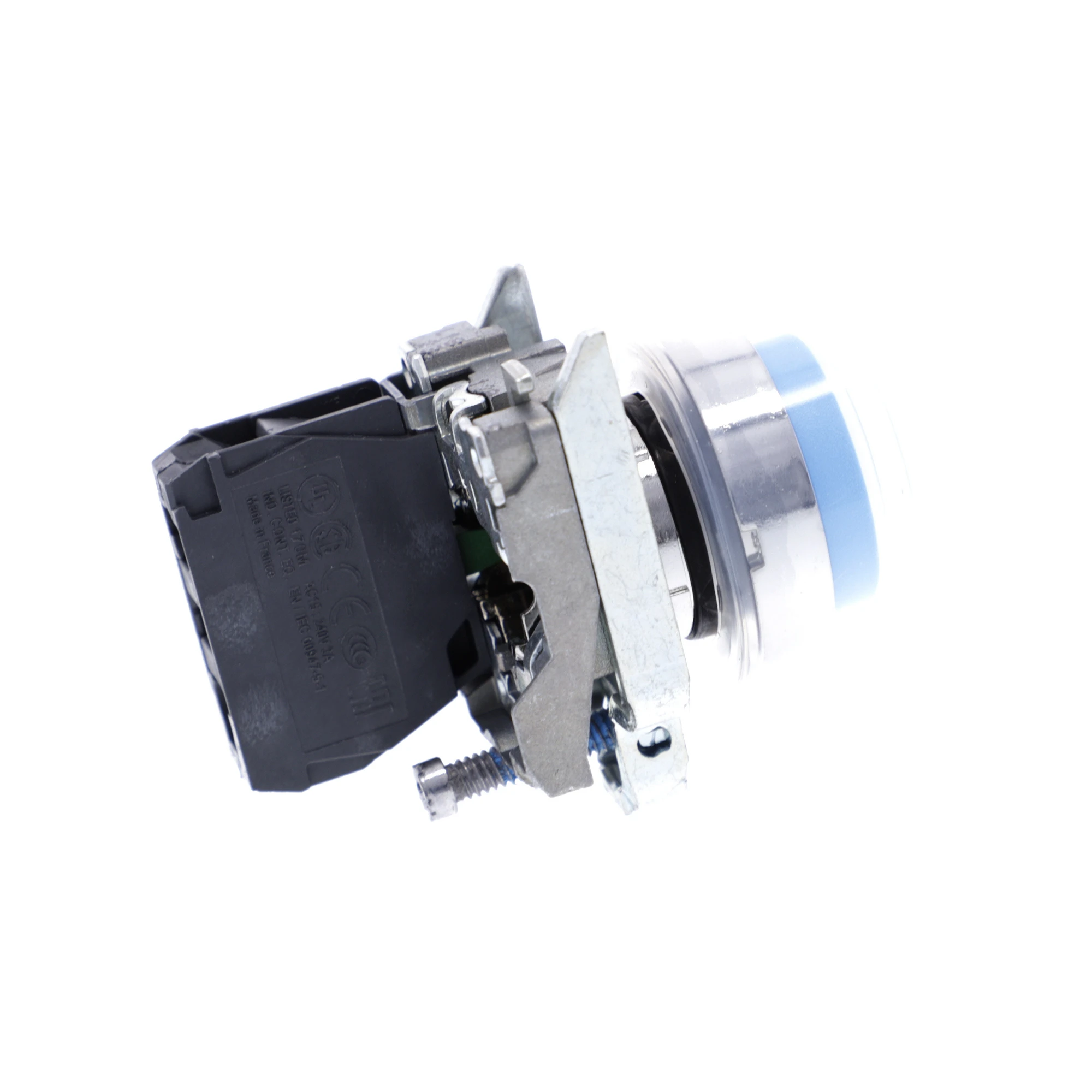 Schneider Electric XB4BP61 Push-button, Harmony XB4, metal, 22mm, blue, protruding, unmarked, momentary, with protective cap, 1NO (img_004) Schneider Electric XB4BP61 Push-button, Harmony XB4, metal, 22mm, blue, protruding, unmarked, momentary, with protective cap, 1NO (img_004)