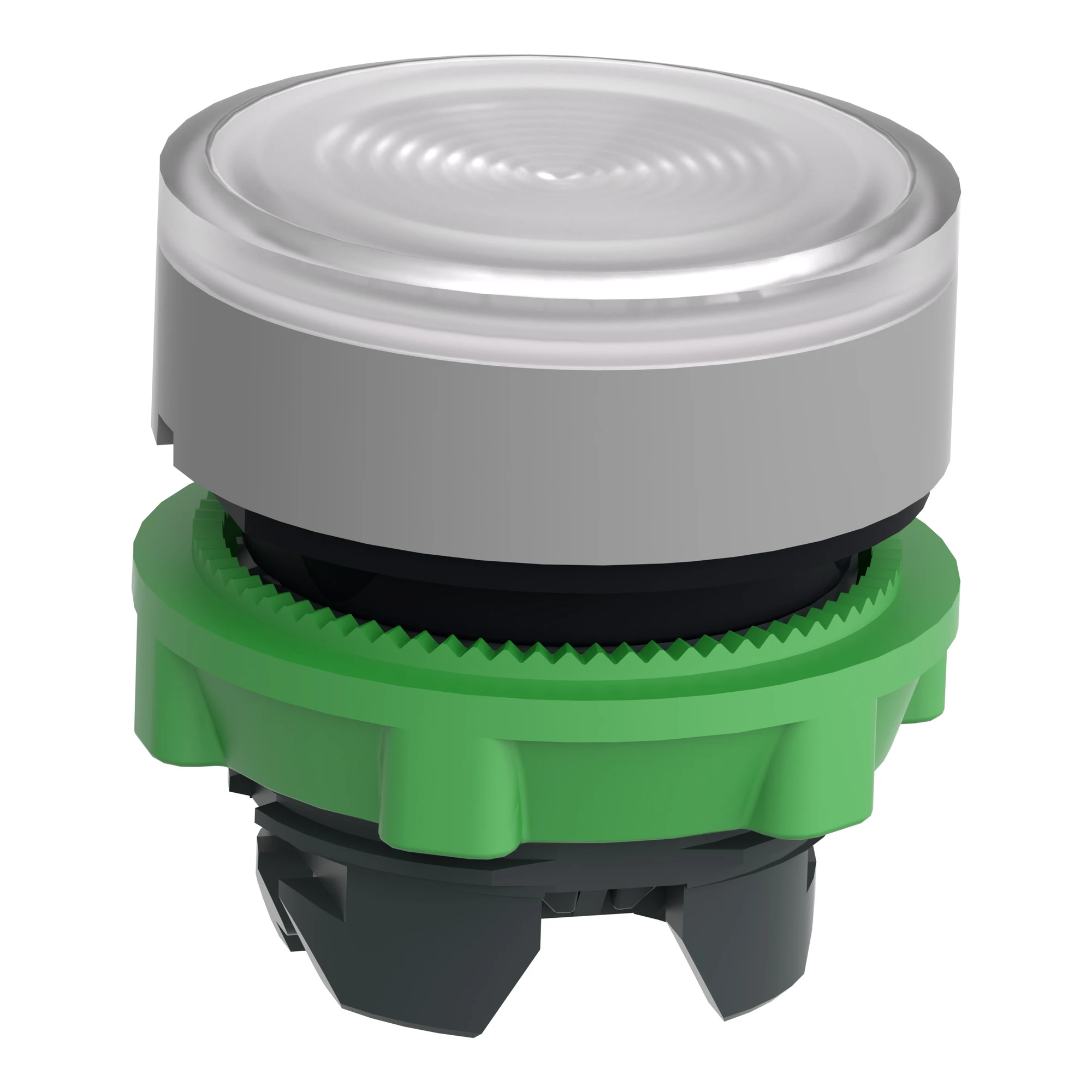 Schneider Electric ZB5AW313SC0 Illuminated Push Button, Front Element, Harmony XB5, Plastic, 22mm, Light Gray, White, for Universal LED, Knurled Dome (img_005) Schneider Electric ZB5AW313SC0 Illuminated Push Button, Front Element, Harmony XB5, Plastic, 22mm, Light Gray, White, for Universal LED, Knurled Dome (img_005)