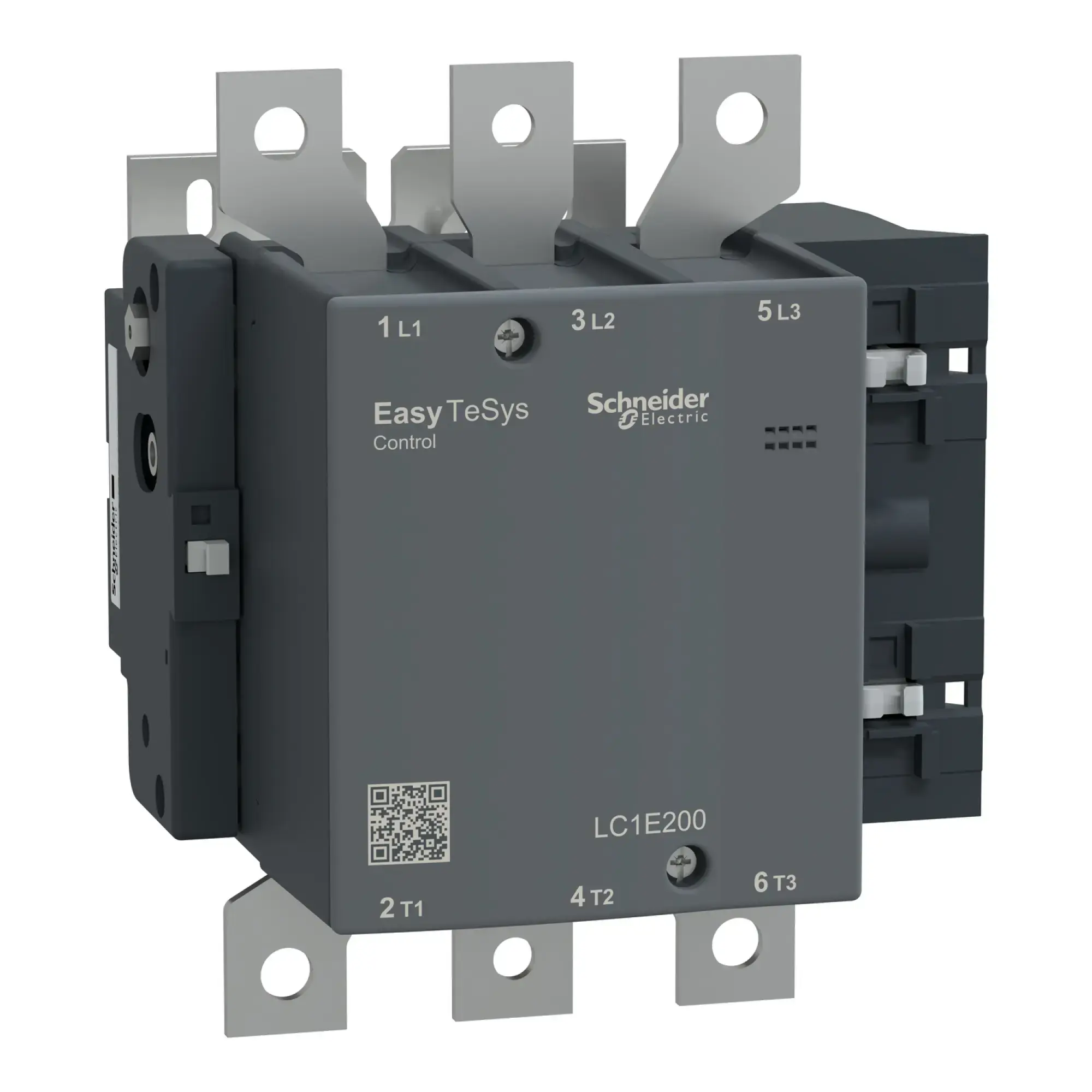 Schneider Electric LC1E200N5 Contator, controle fácil TeSys, LC1E, 3P (3NO), AC-3/AC-3e,
